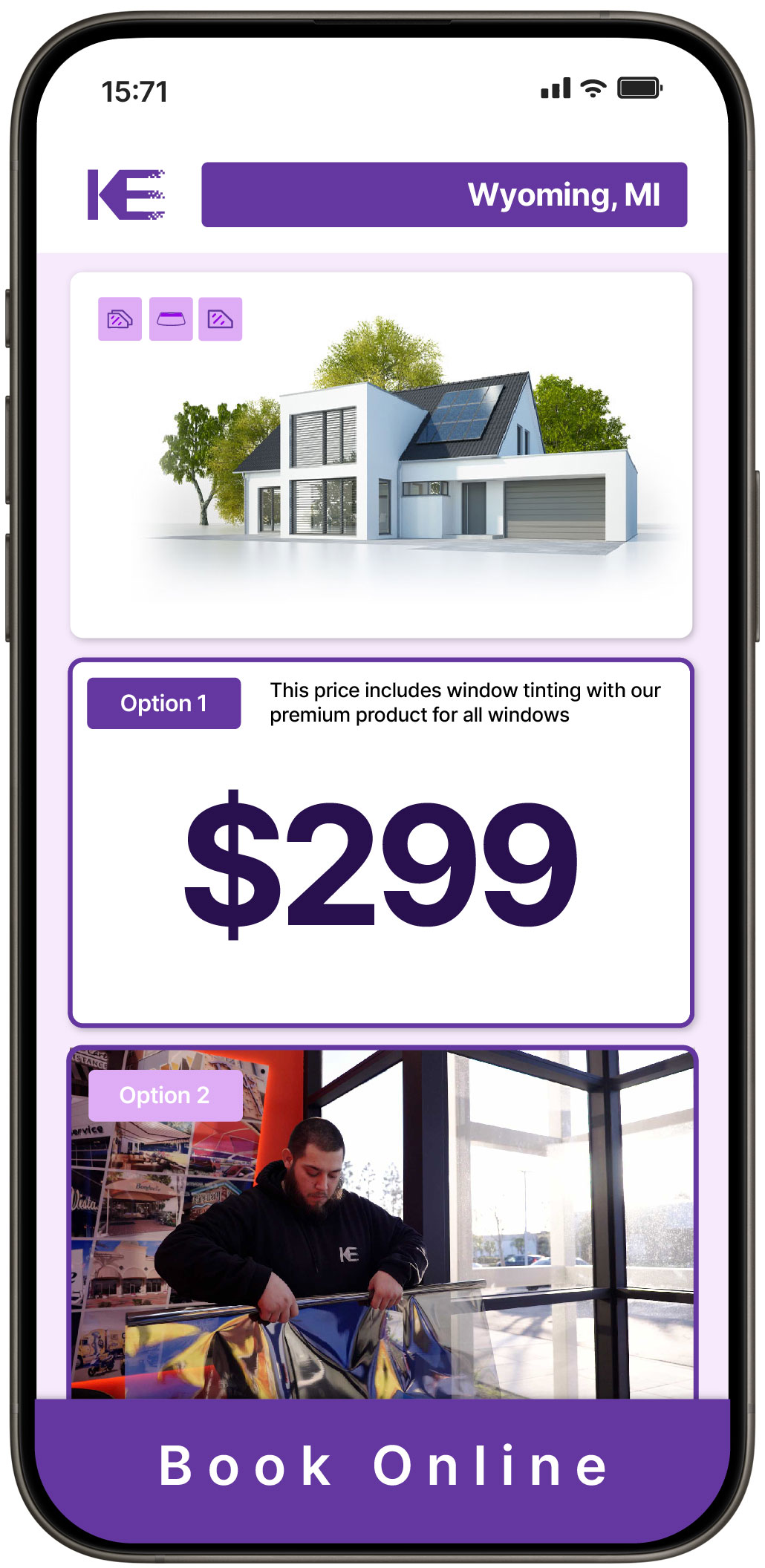 View Competitive Home Window Tinting Prices in Wyoming, Michigan