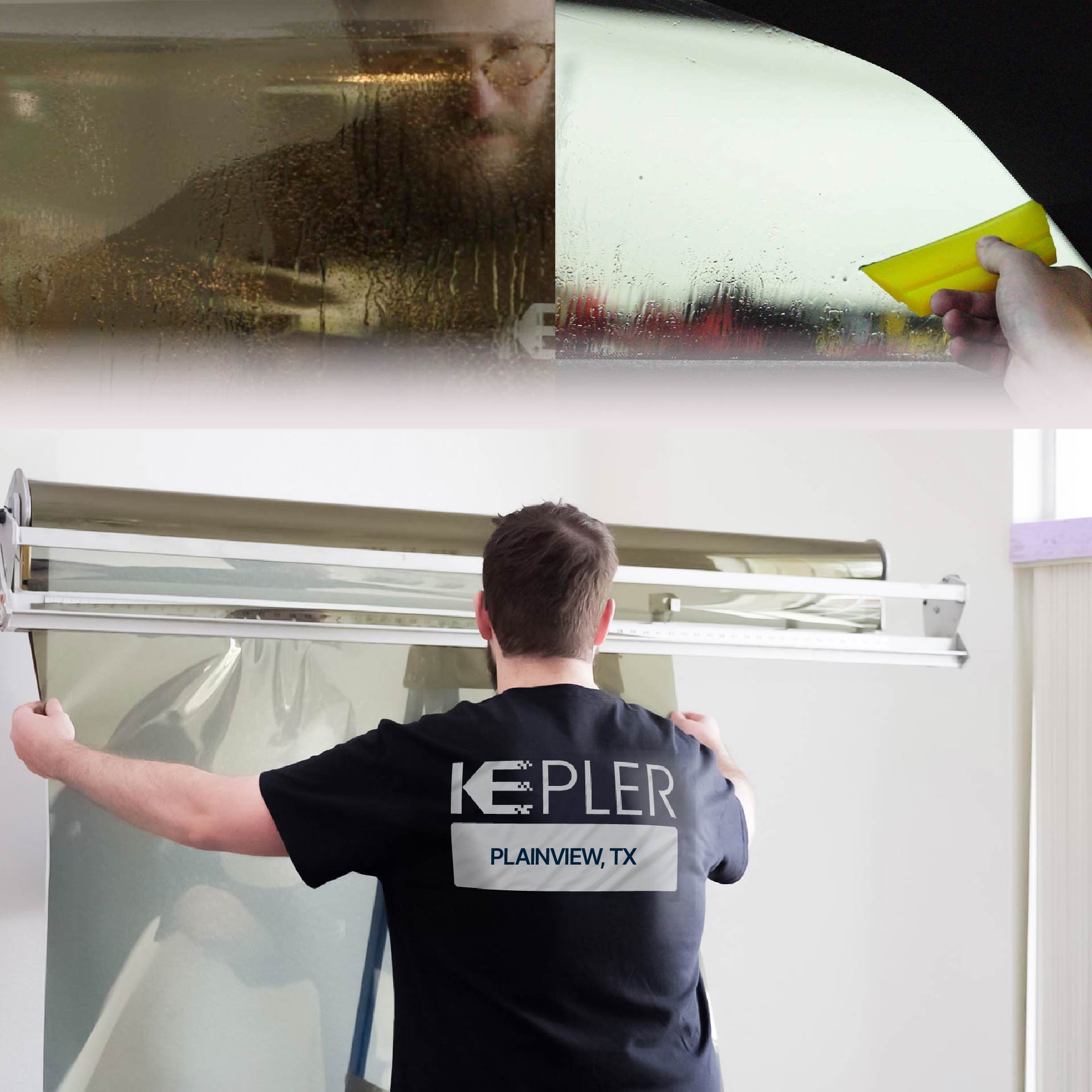 Kepler Specialist Installing Anti-Graffiti Film in Plainview, Texas