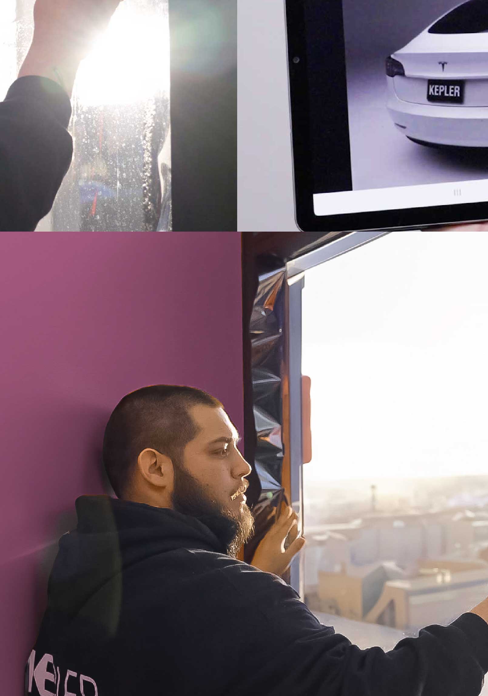 Kepler Specialist Installing Security Window Film in Corona California