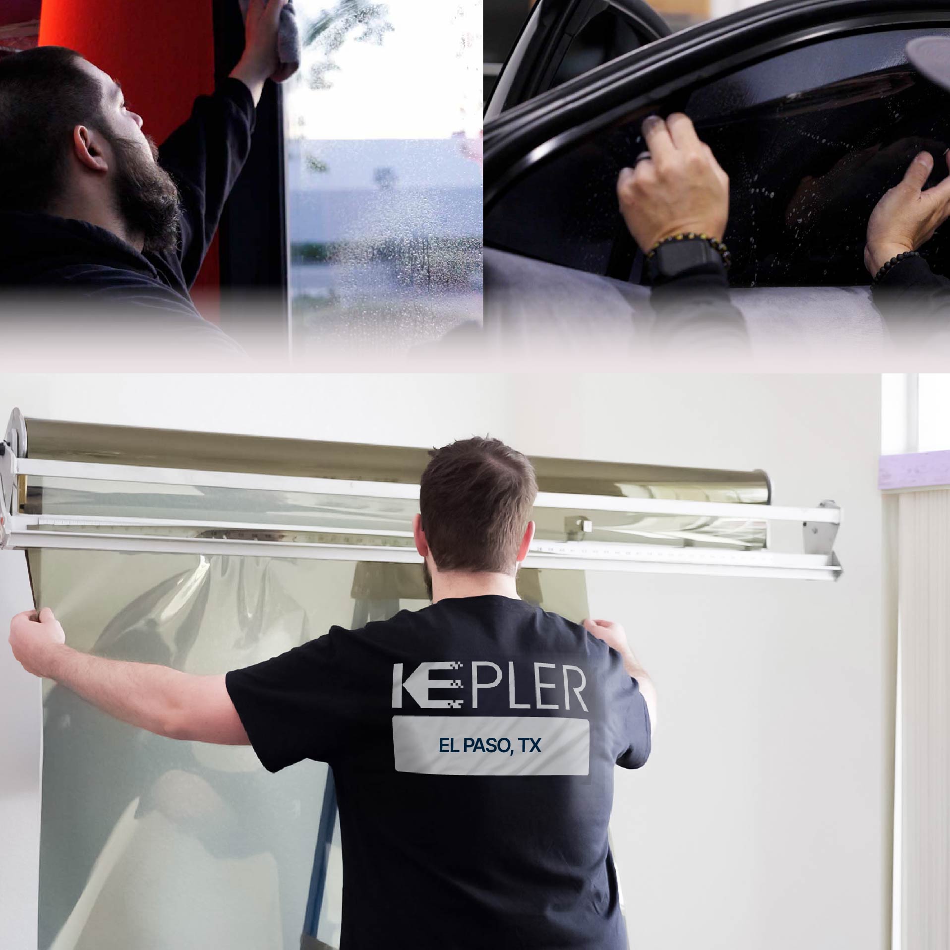 Kepler Specialist Installing Anti-Graffiti Film in El Paso, Texas