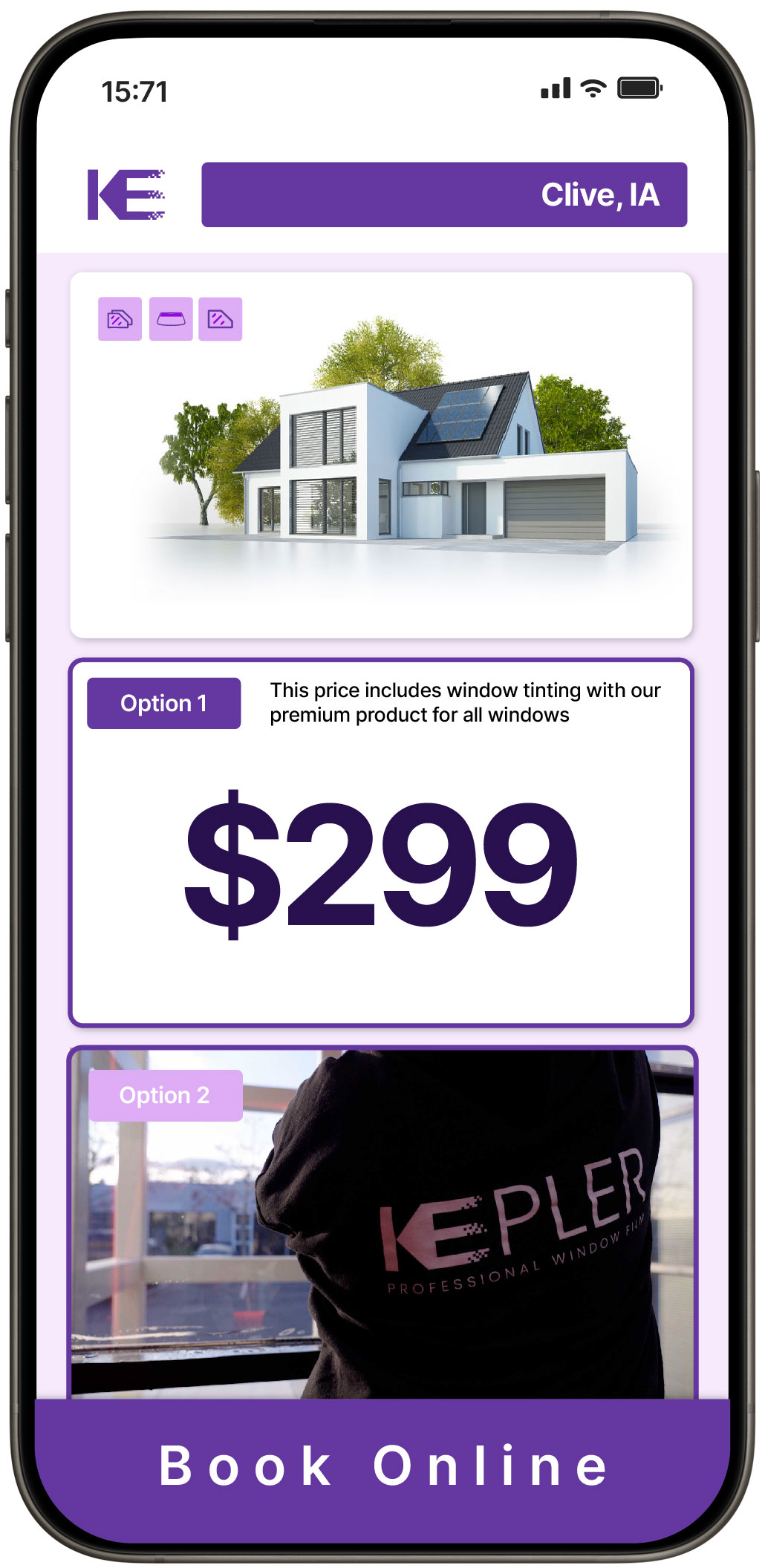 View Reasonable Home Window Tinting Rates in Clive, Iowa