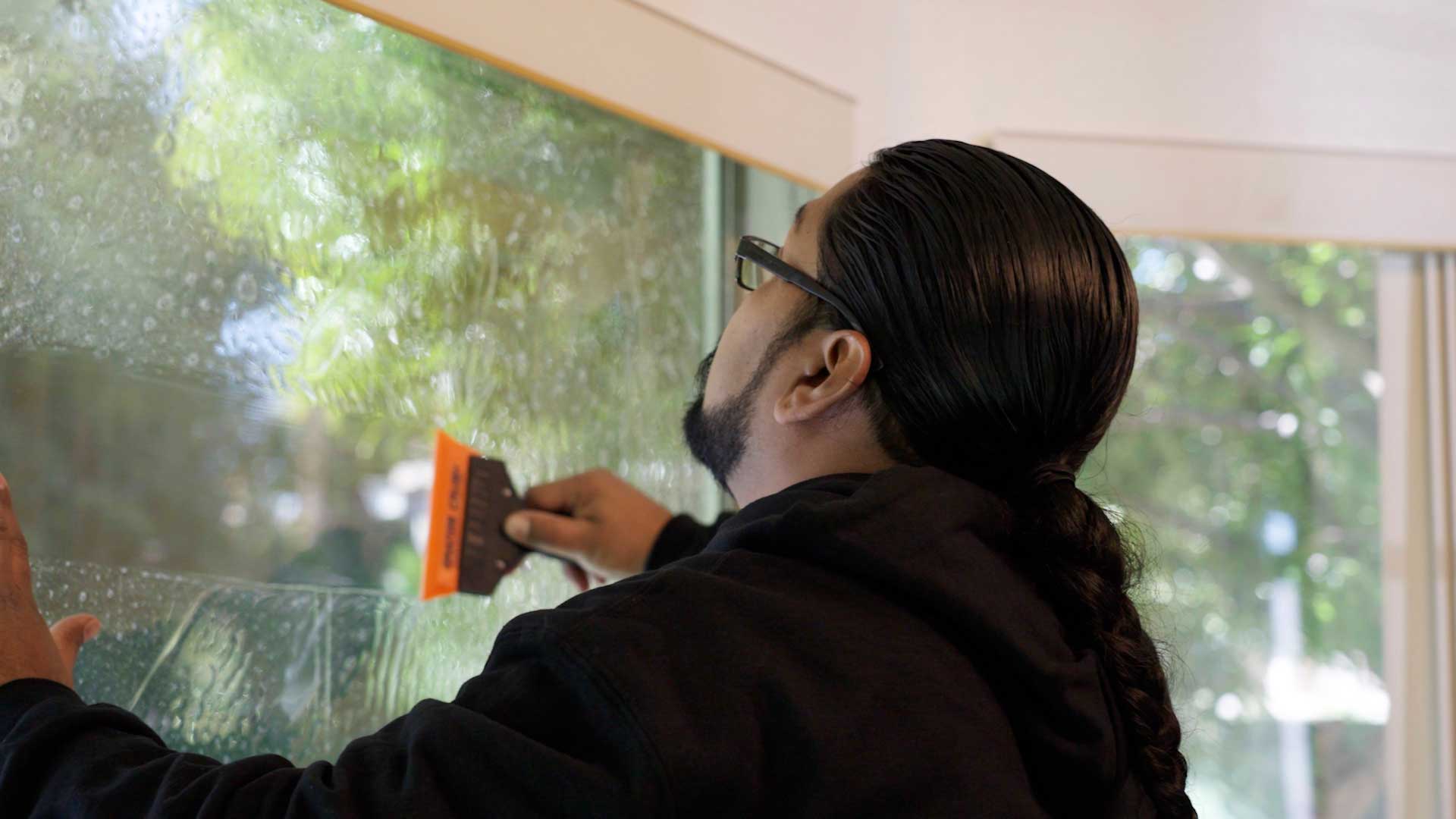 Professional Office Glass Safety Film Installation in Delano