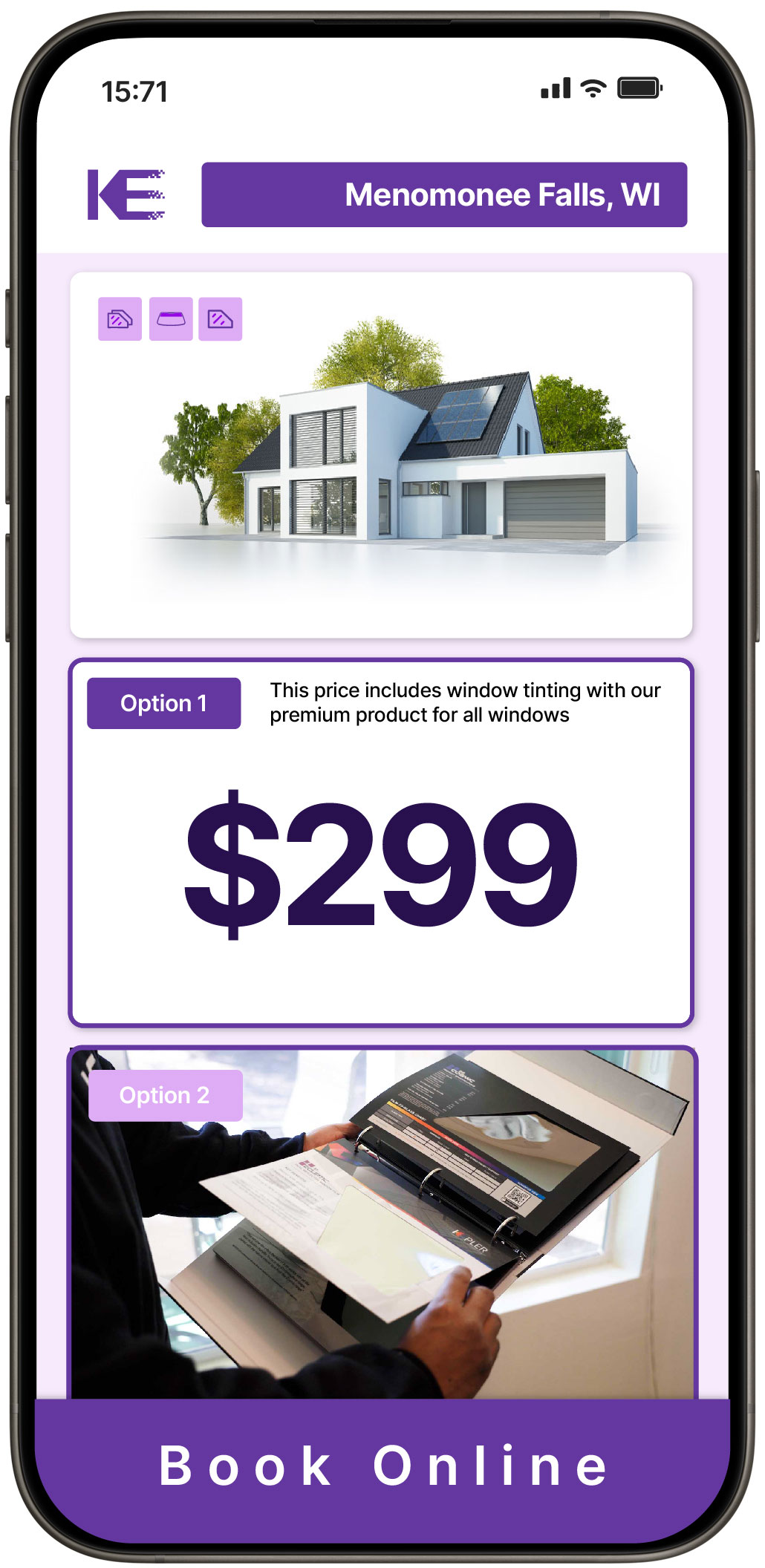 View Reasonable Home Window Tinting Prices in Menomonee Falls, Wisconsin