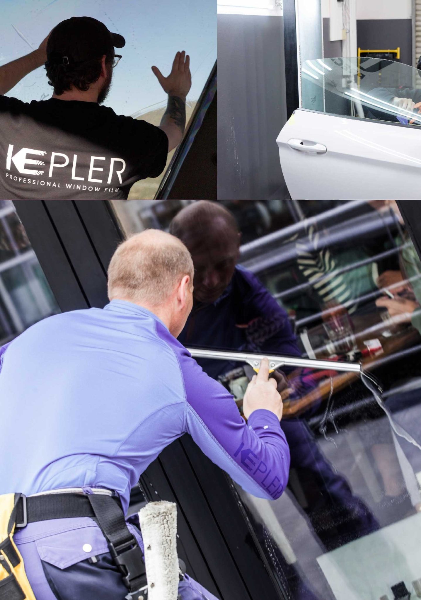 Kepler Expert Applying Anti-Graffiti Window Film to a Brighton Shop Front