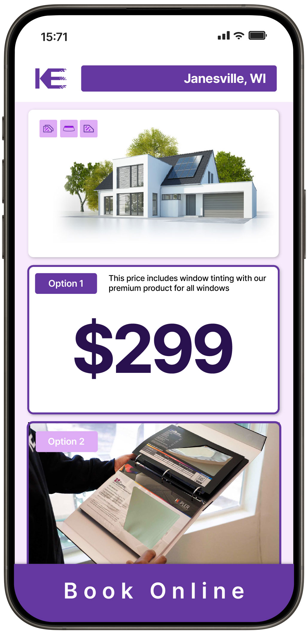 View Reasonable Home Window Tinting Rates in Janesville, Wisconsin