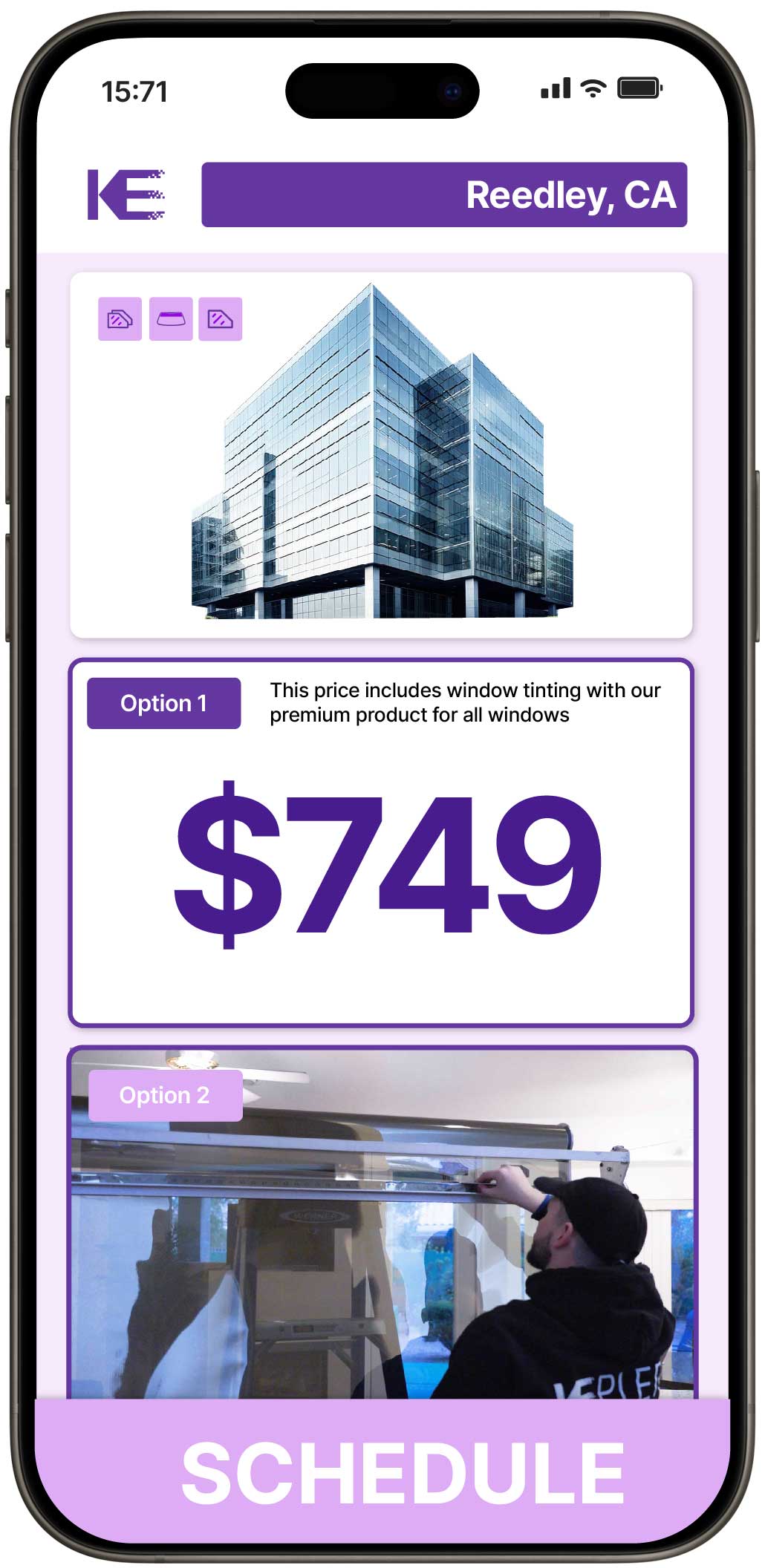 View Reasonable Safety and Security Window Film Prices in Reedley, California