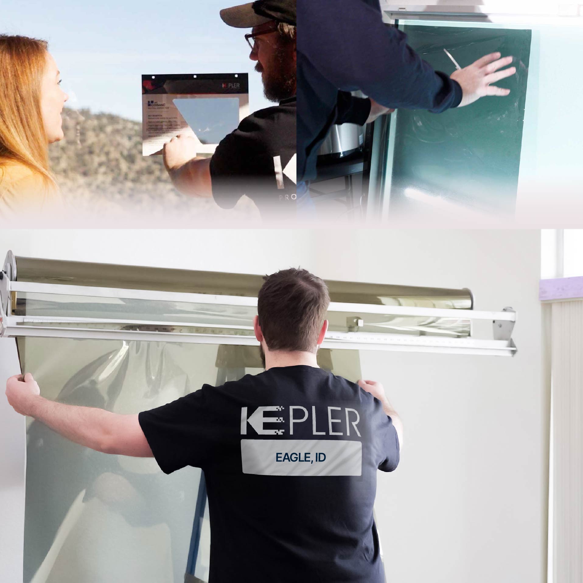 Kepler Specialist Installing Anti-Graffiti Film in Eagle, Idaho