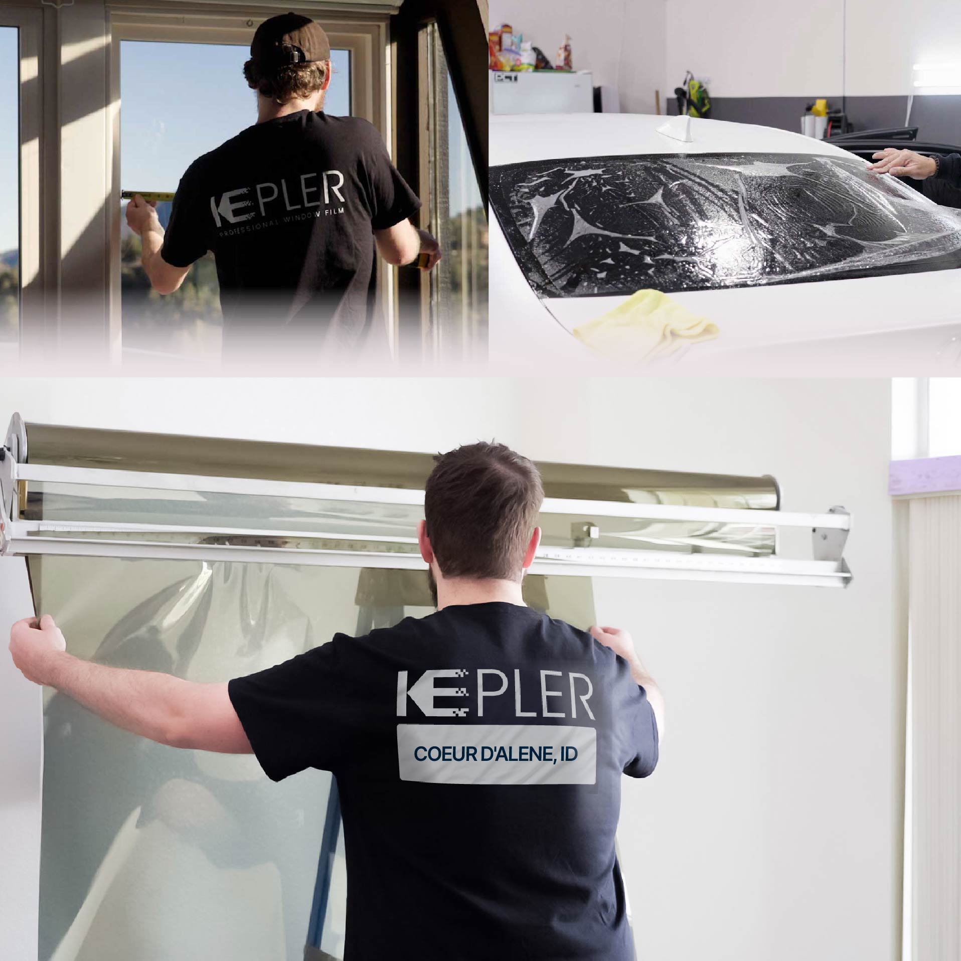 Kepler Specialist Installing Anti-Graffiti Film in Coeur d'Alene, Idaho