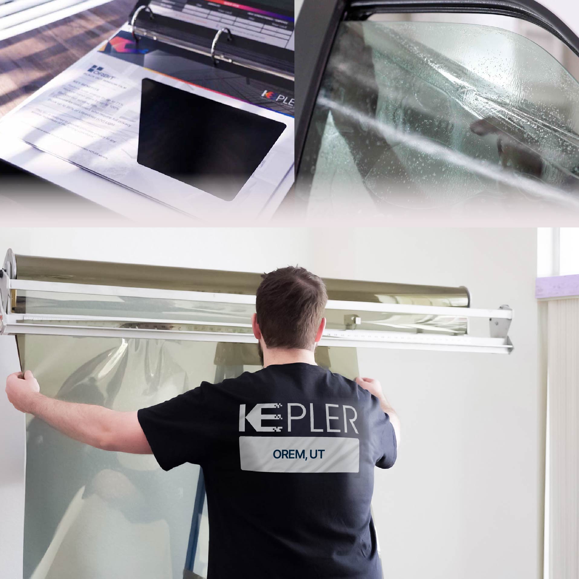 Kepler Specialist Installing Anti-Graffiti Film in Orem, Utah