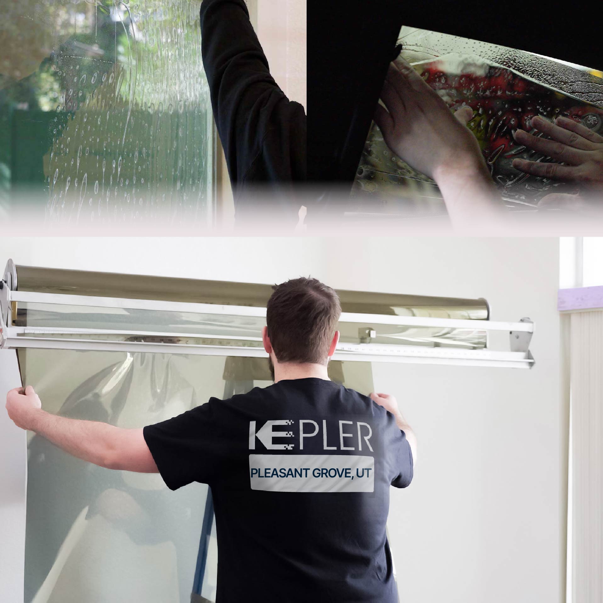 Kepler Specialist Installing Anti-Graffiti Film in Pleasant Grove, Utah