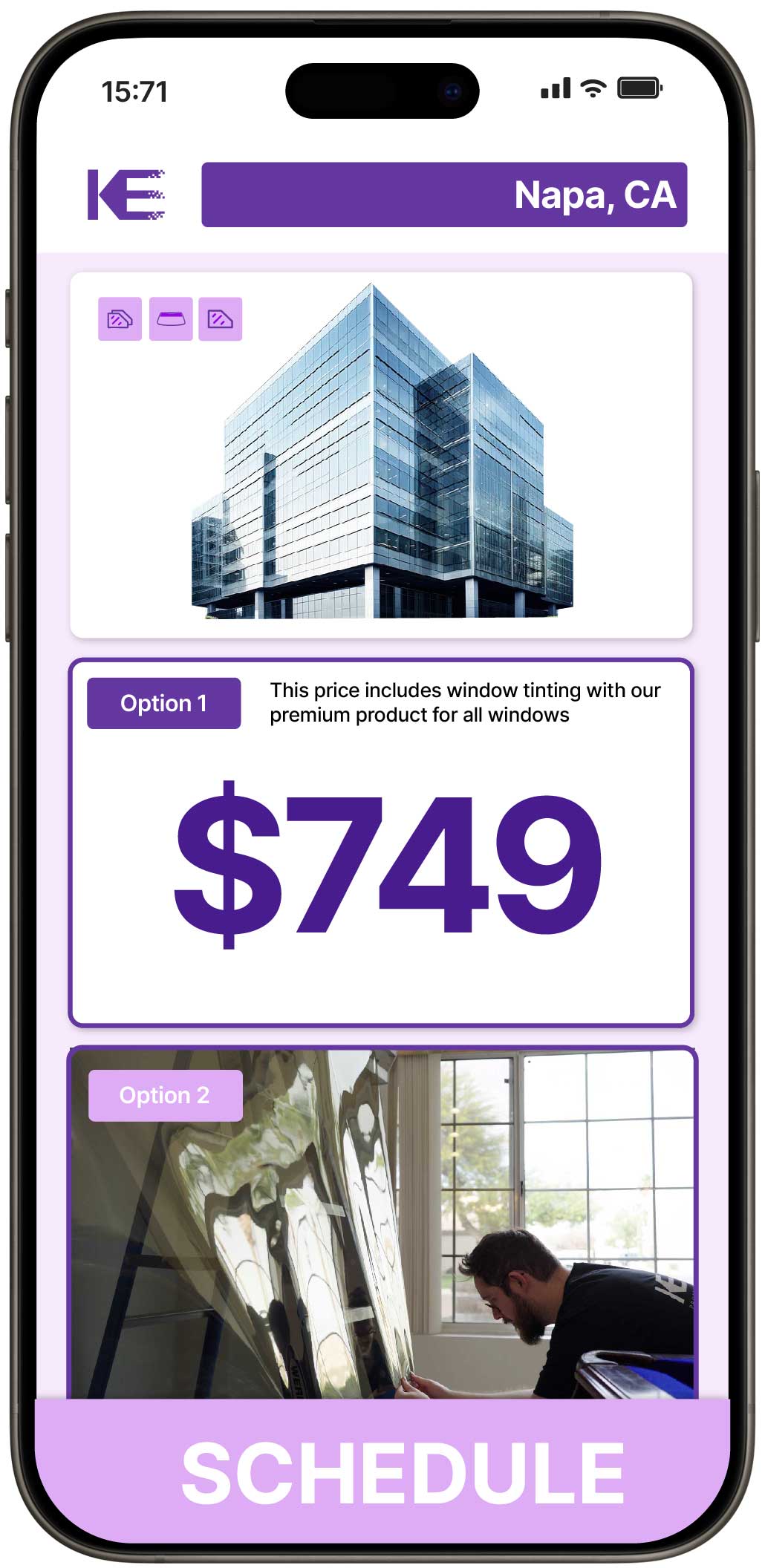 View Reasonable Safety and Security Window Film Prices in Napa, California