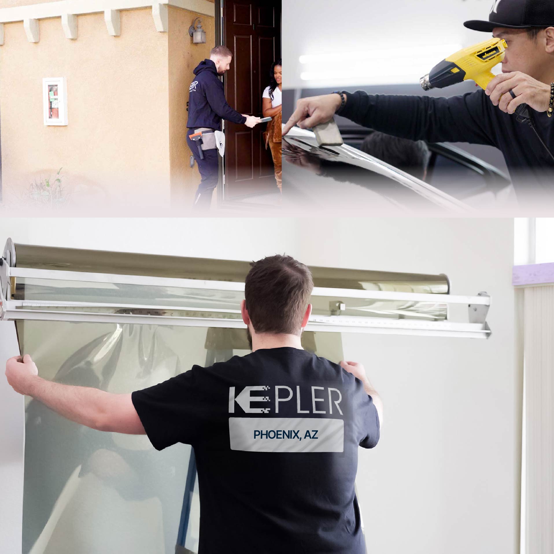 Kepler Specialist Installing Anti-Graffiti Film in Phoenix, Arizona