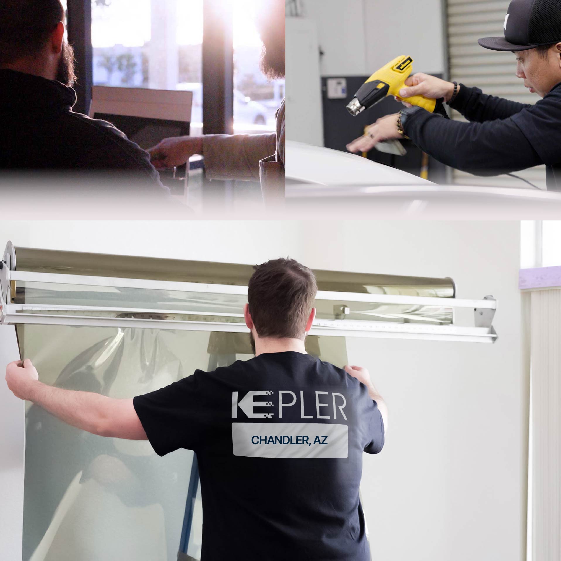 Kepler Specialist Installing Anti-Graffiti Film in Chandler, Arizona