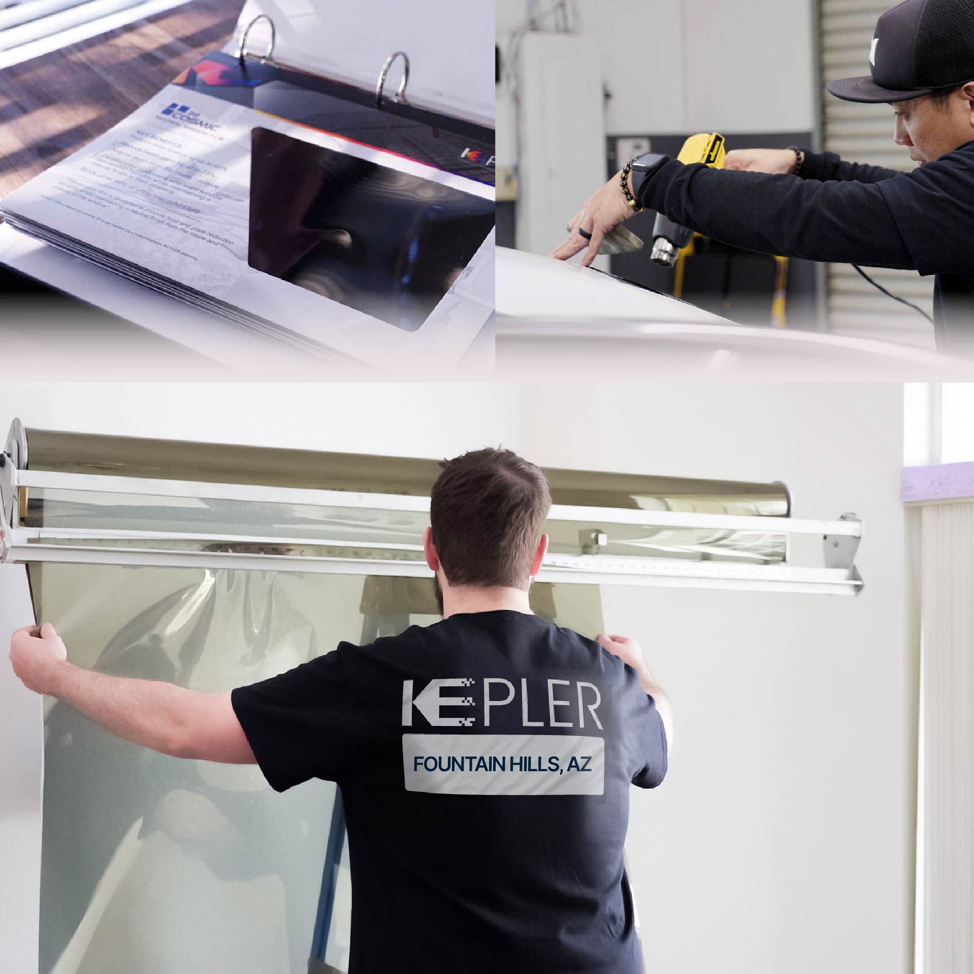 Kepler Specialist Installing Anti-Graffiti Film in Fountain Hills, Arizona