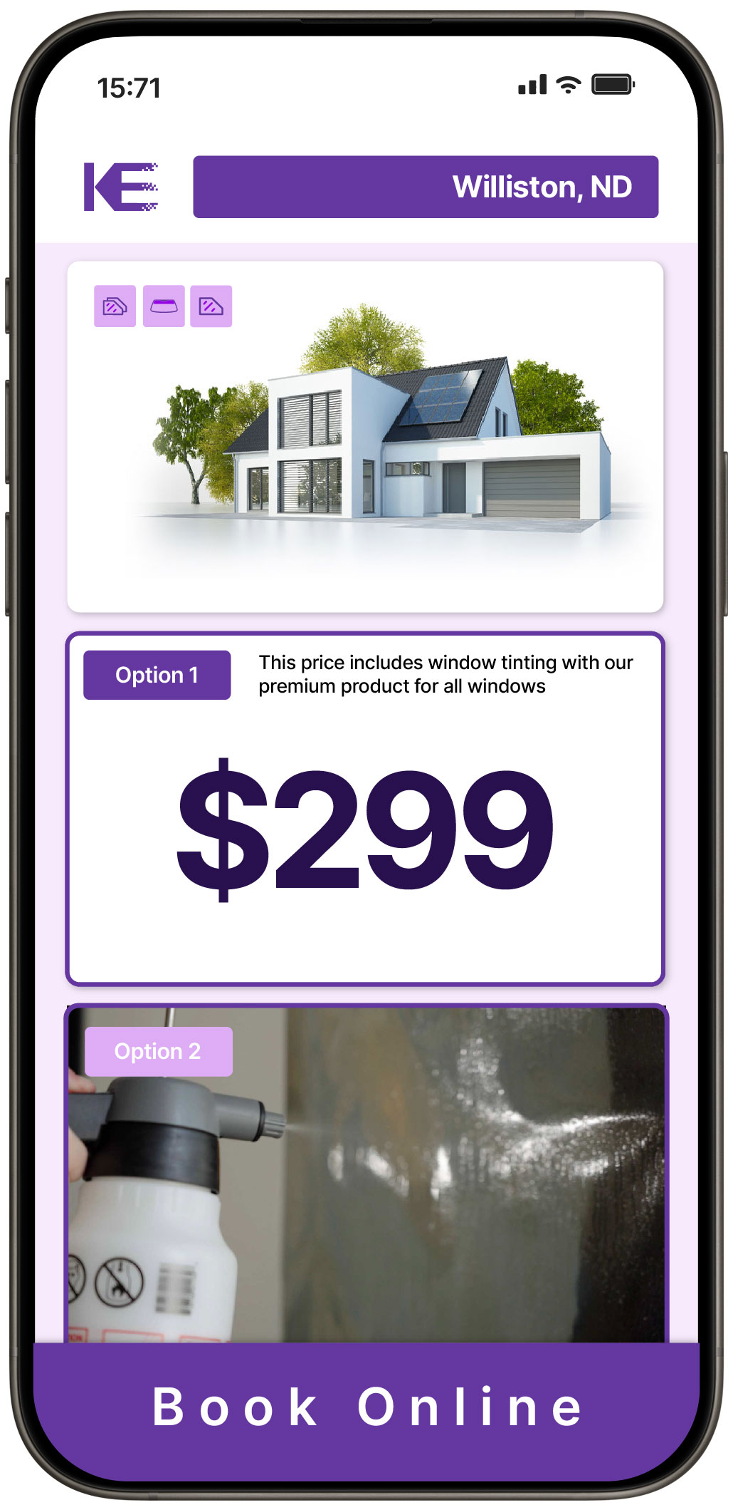 View Affordable Home Window Tinting Rates in Williston, North Dakota