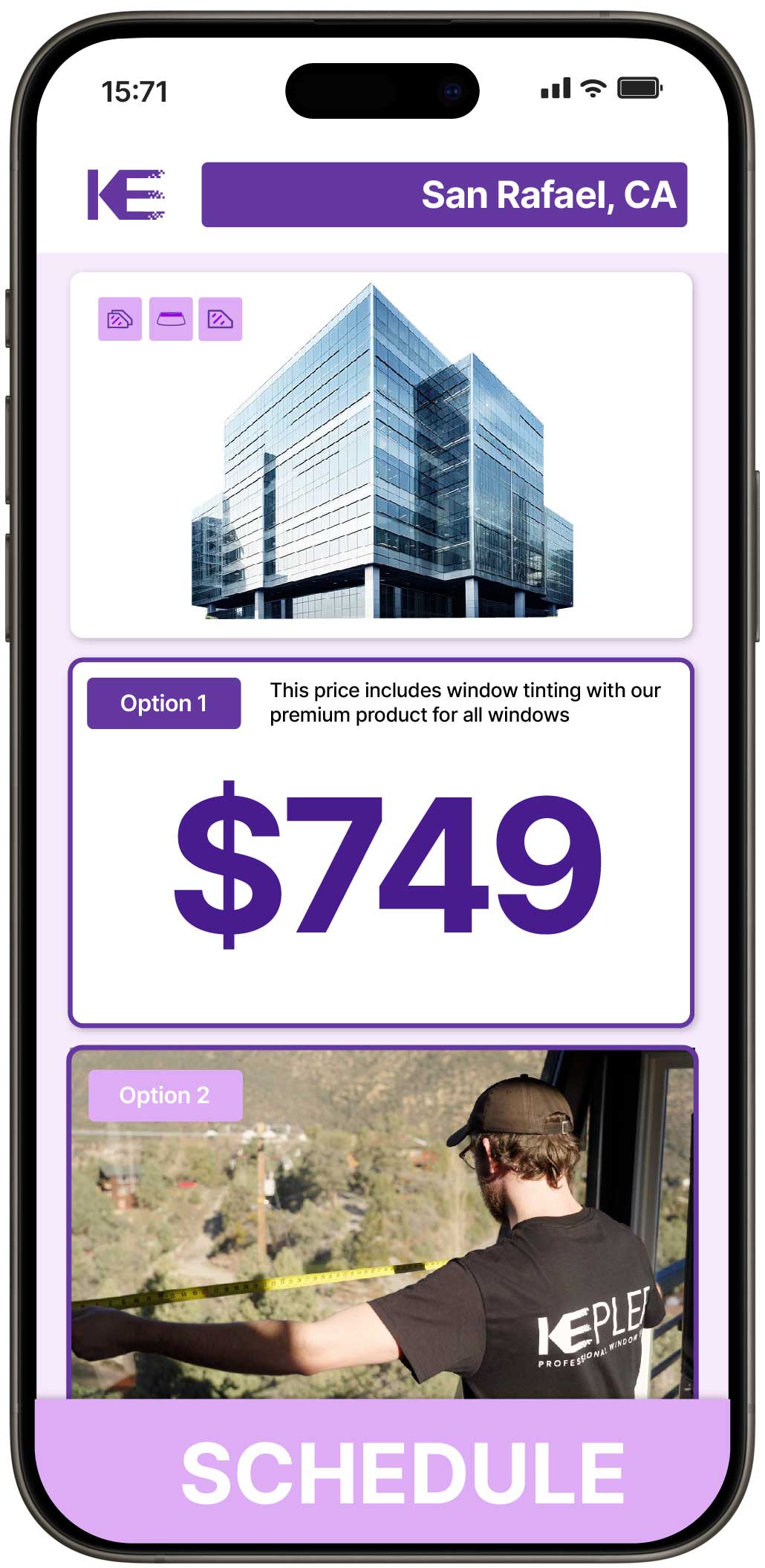 View Reasonable Safety and Security Window Film Prices in San Rafael, California