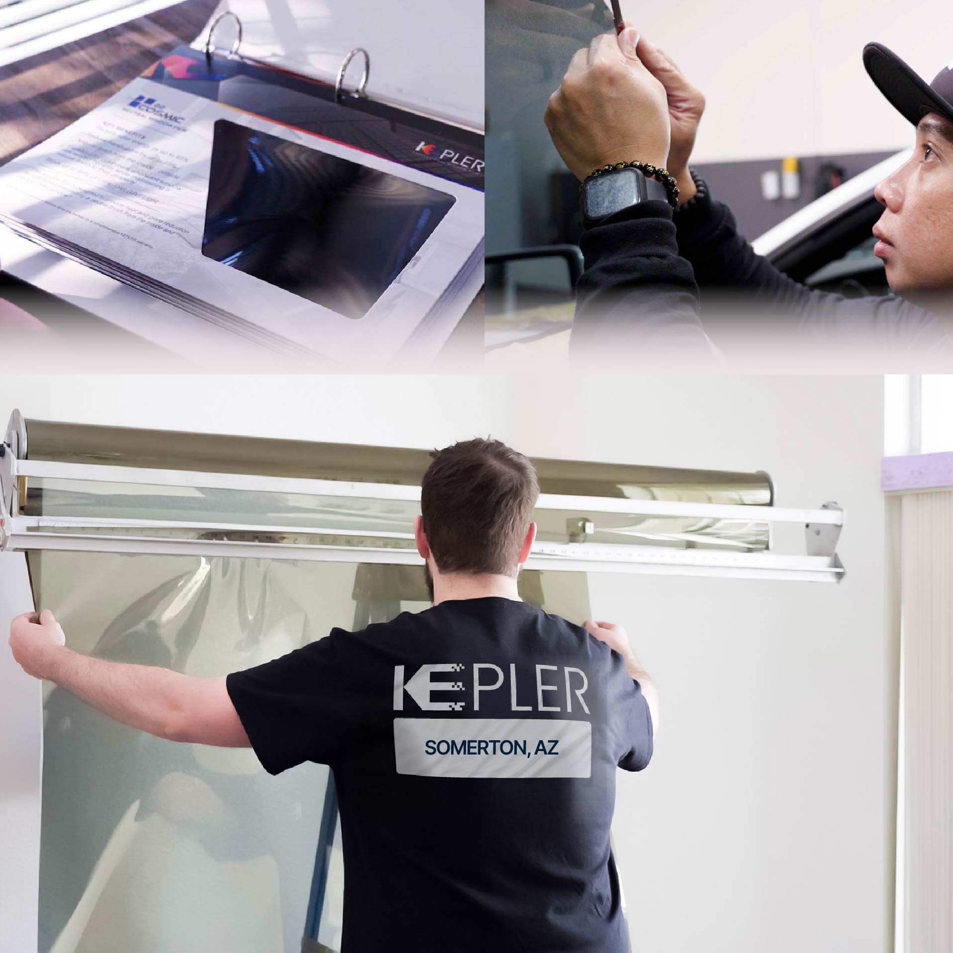 Kepler Specialist Installing Anti-Graffiti Film in Somerton, Arizona