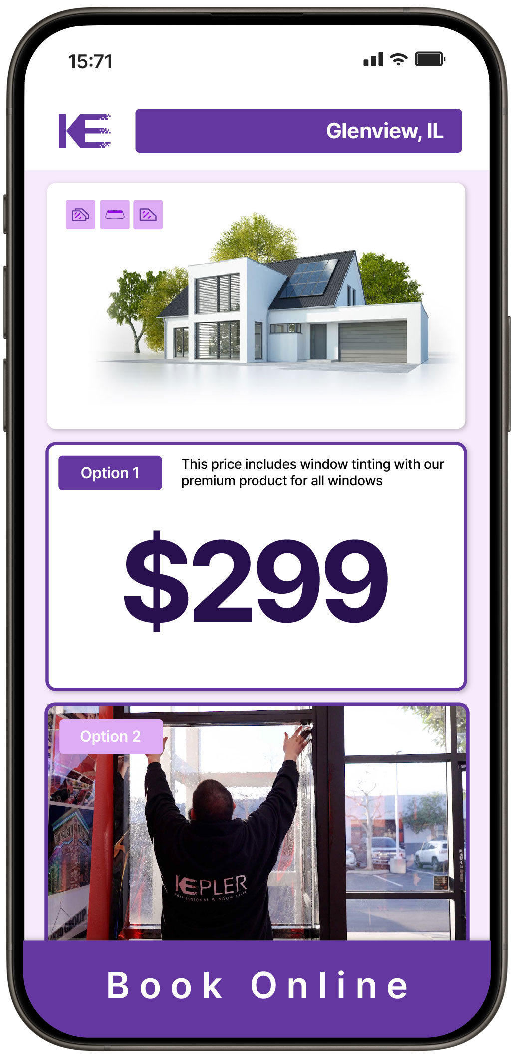 View Reasonable Home Window Tinting Costs in Glenview, Illinois