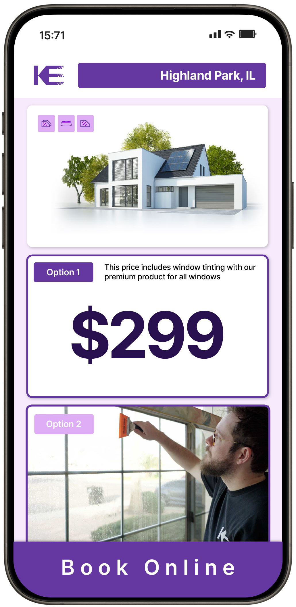 View Competitive Home Window Tinting Rates in Highland Park, Illinois