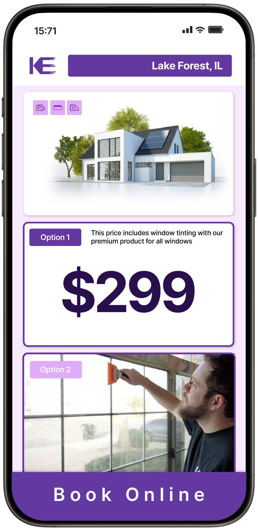 View Competitive Home Window Tinting Prices in Lake Forest, Illinois