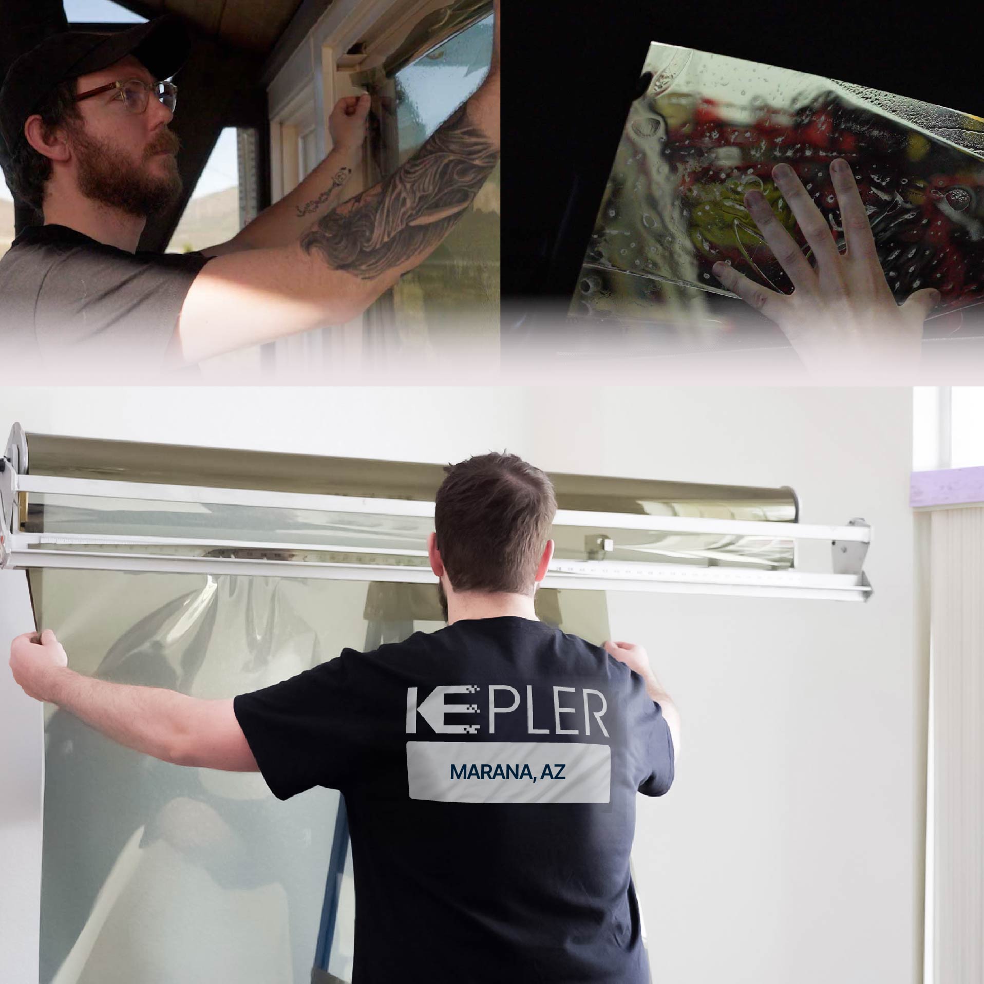 Kepler Specialist Installing Anti-Graffiti Film in Marana, Arizona