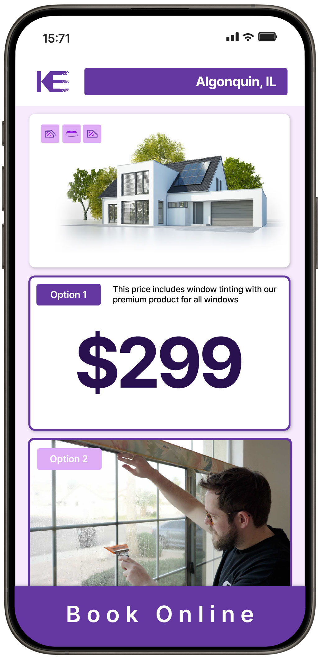 View Reasonable Home Window Tinting Rates in Algonquin, Illinois