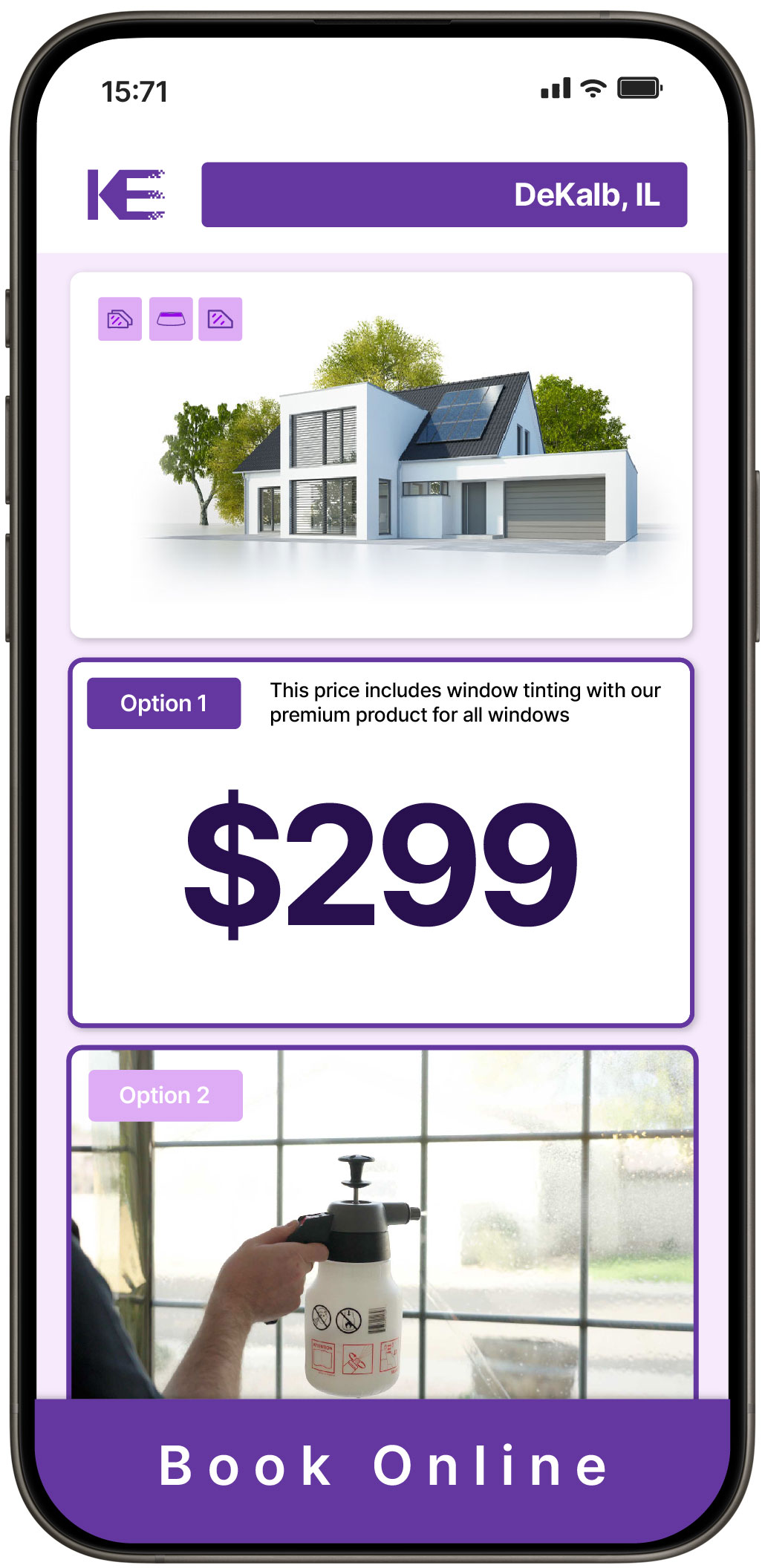 View Affordable Home Window Tinting Rates in DeKalb, Illinois