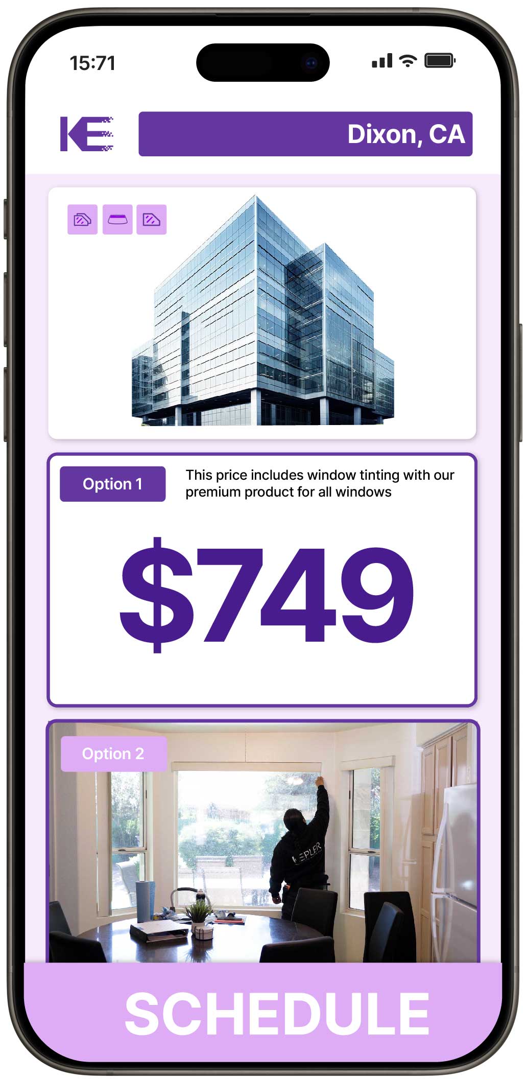 View Competitive Safety and Security Window Film Rates in Dixon, California