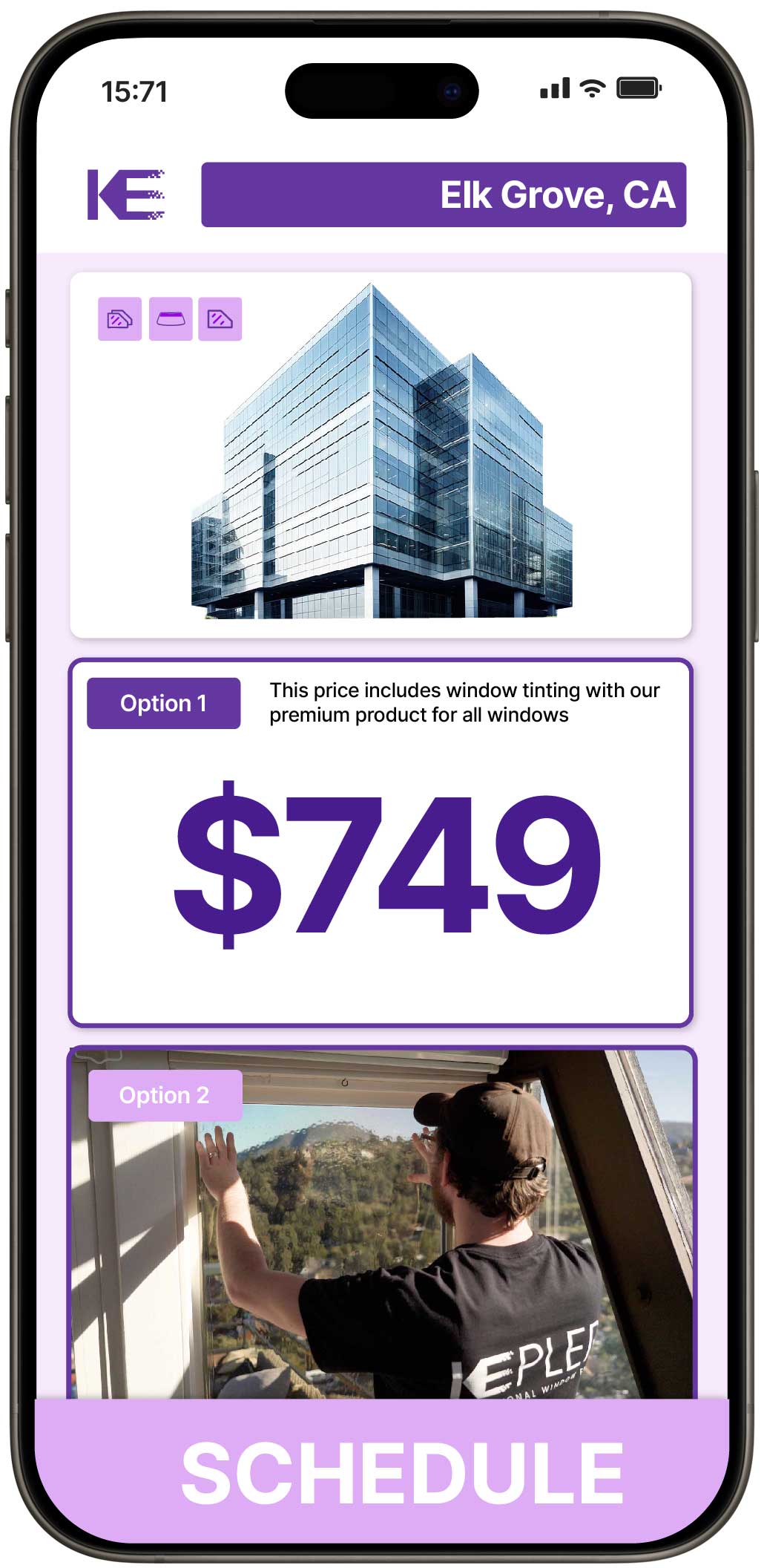 View Competitive Safety and Security Window Film Prices in Elk Grove, California