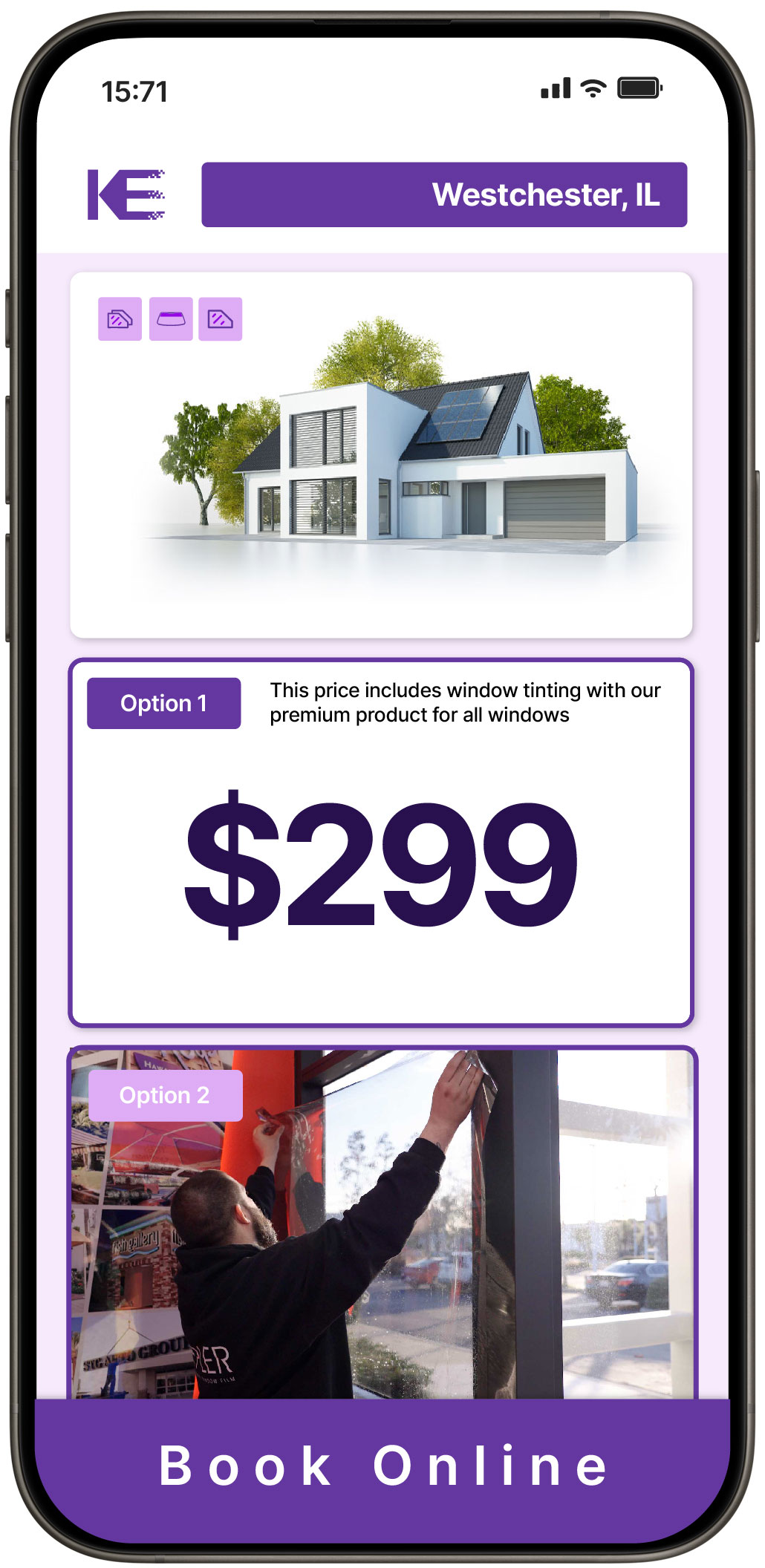 View Reasonable Home Window Tinting Prices in Westchester, Illinois