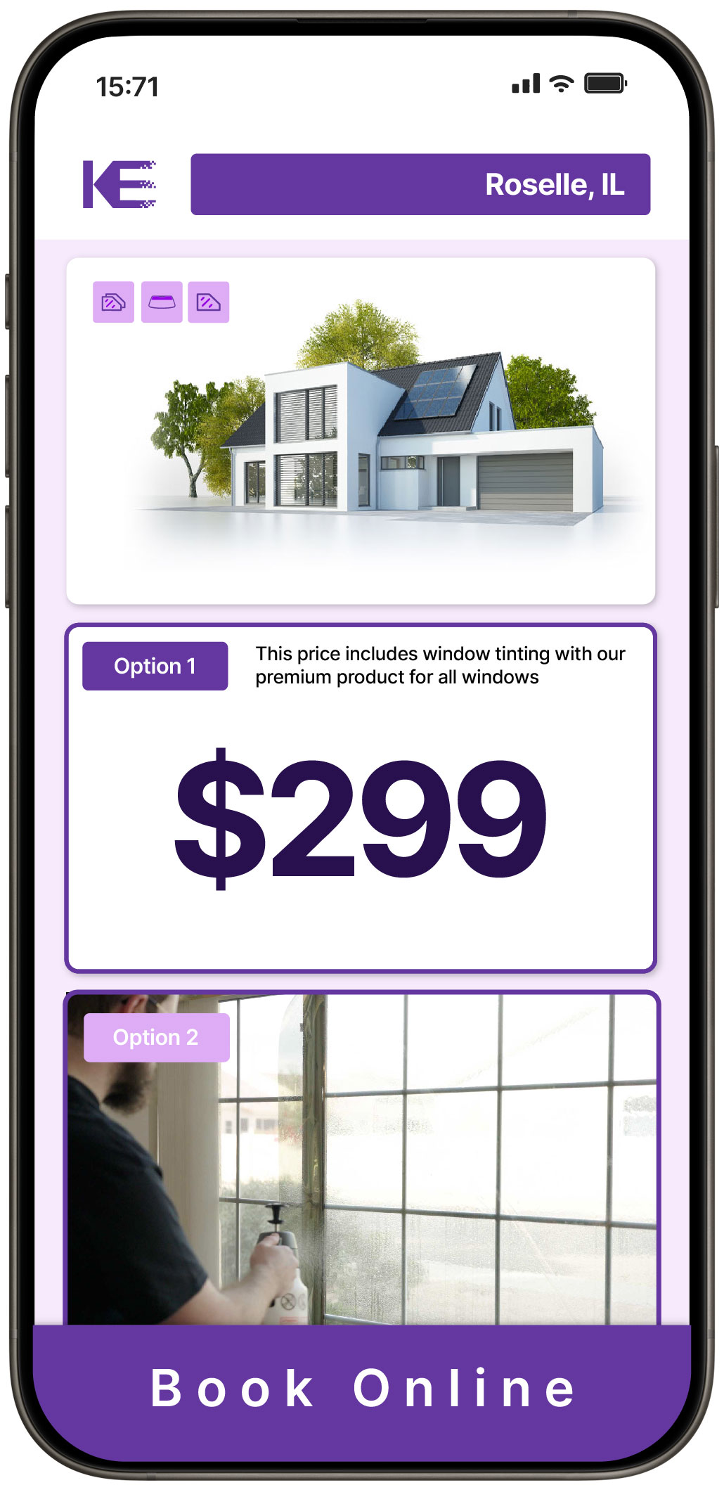 View Competitive Home Window Tinting Costs in Roselle, Illinois