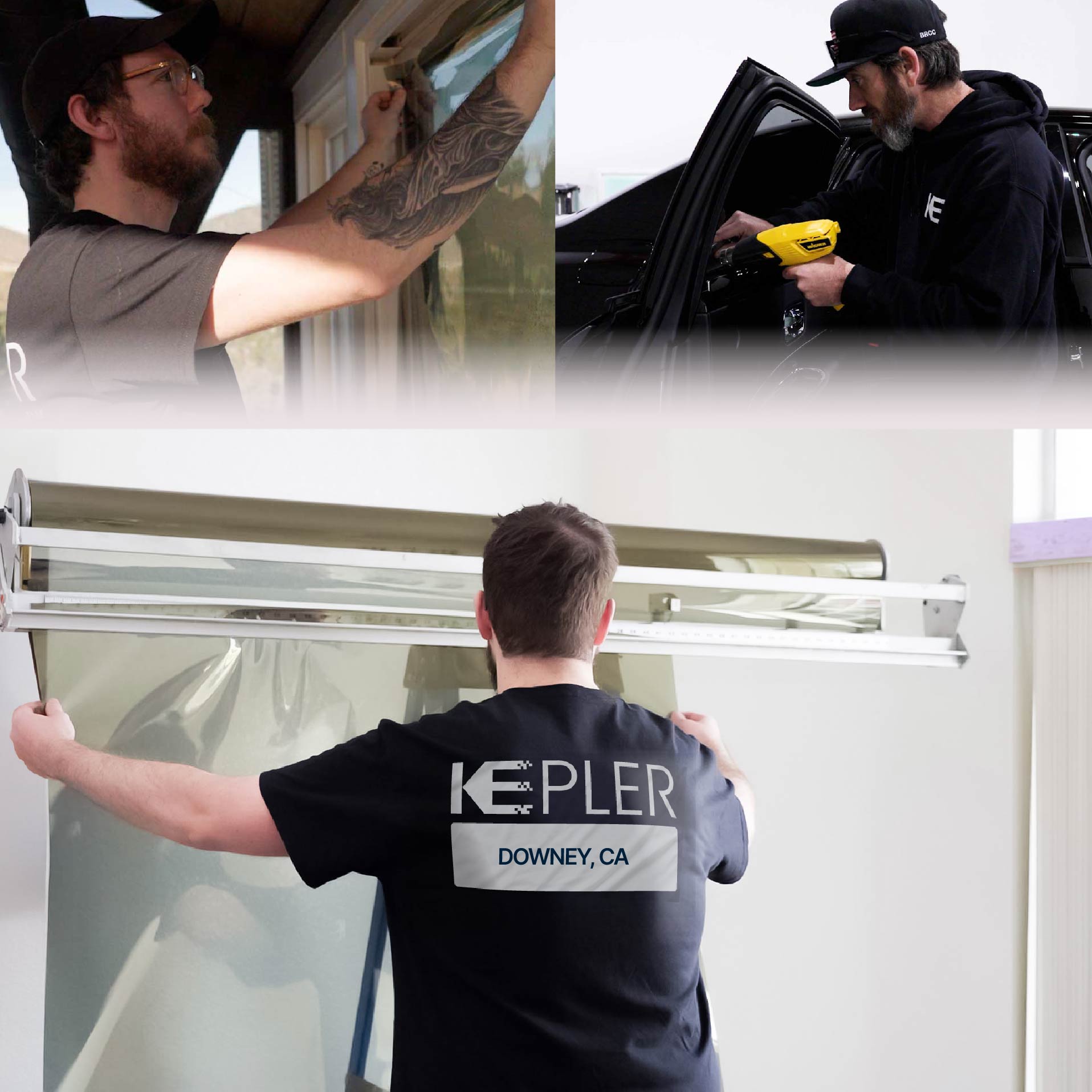 Kepler Specialist Installing Anti-Graffiti Film in Downey, California