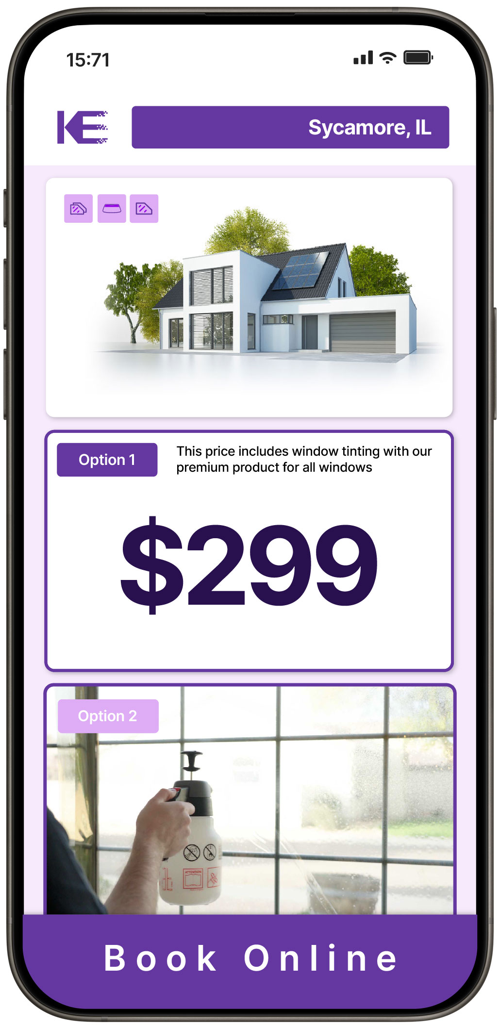 View Competitive Home Window Tinting Rates in Sycamore, Illinois