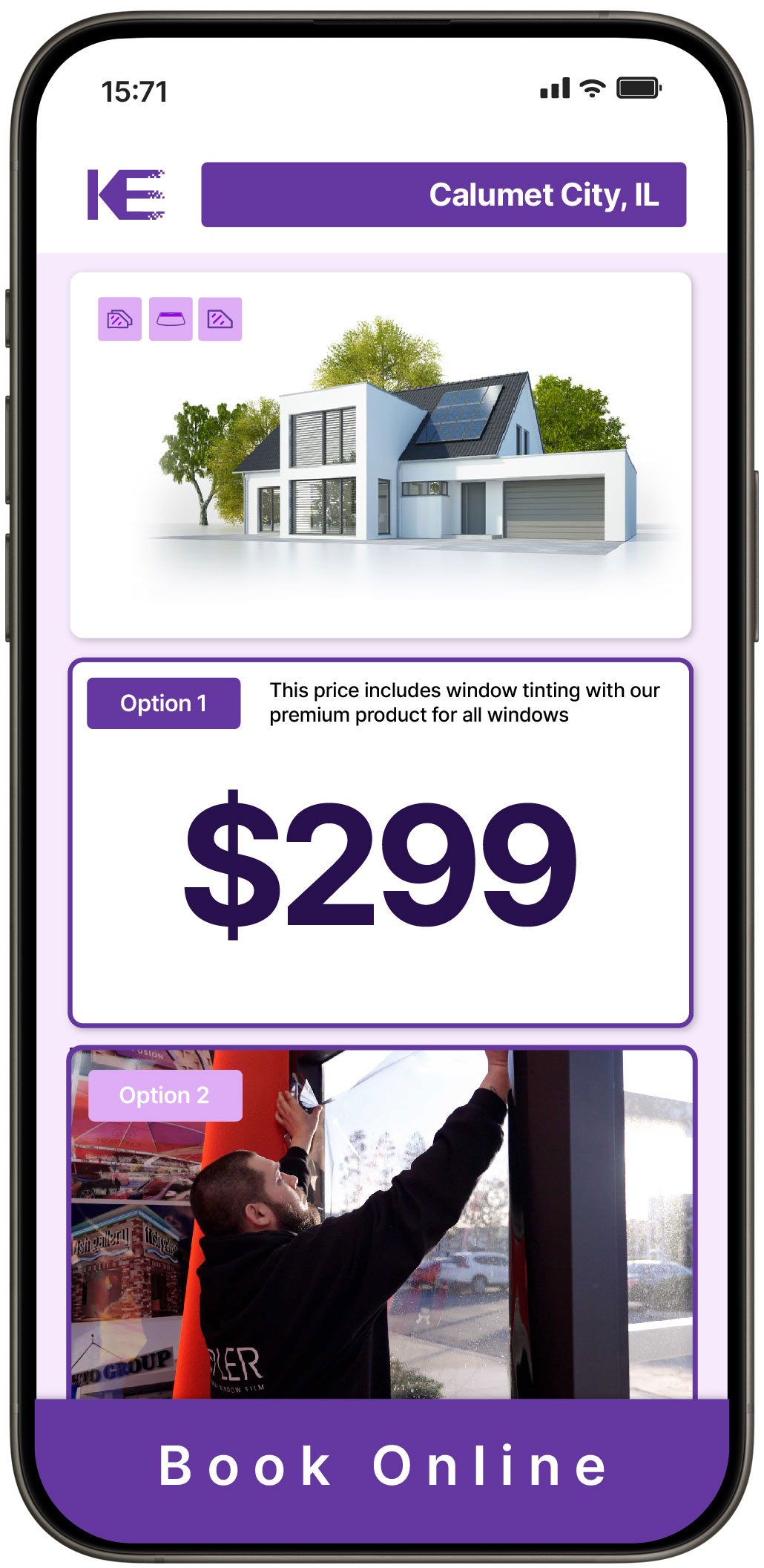 View Affordable Home Window Tinting Rates in Calumet City, Illinois