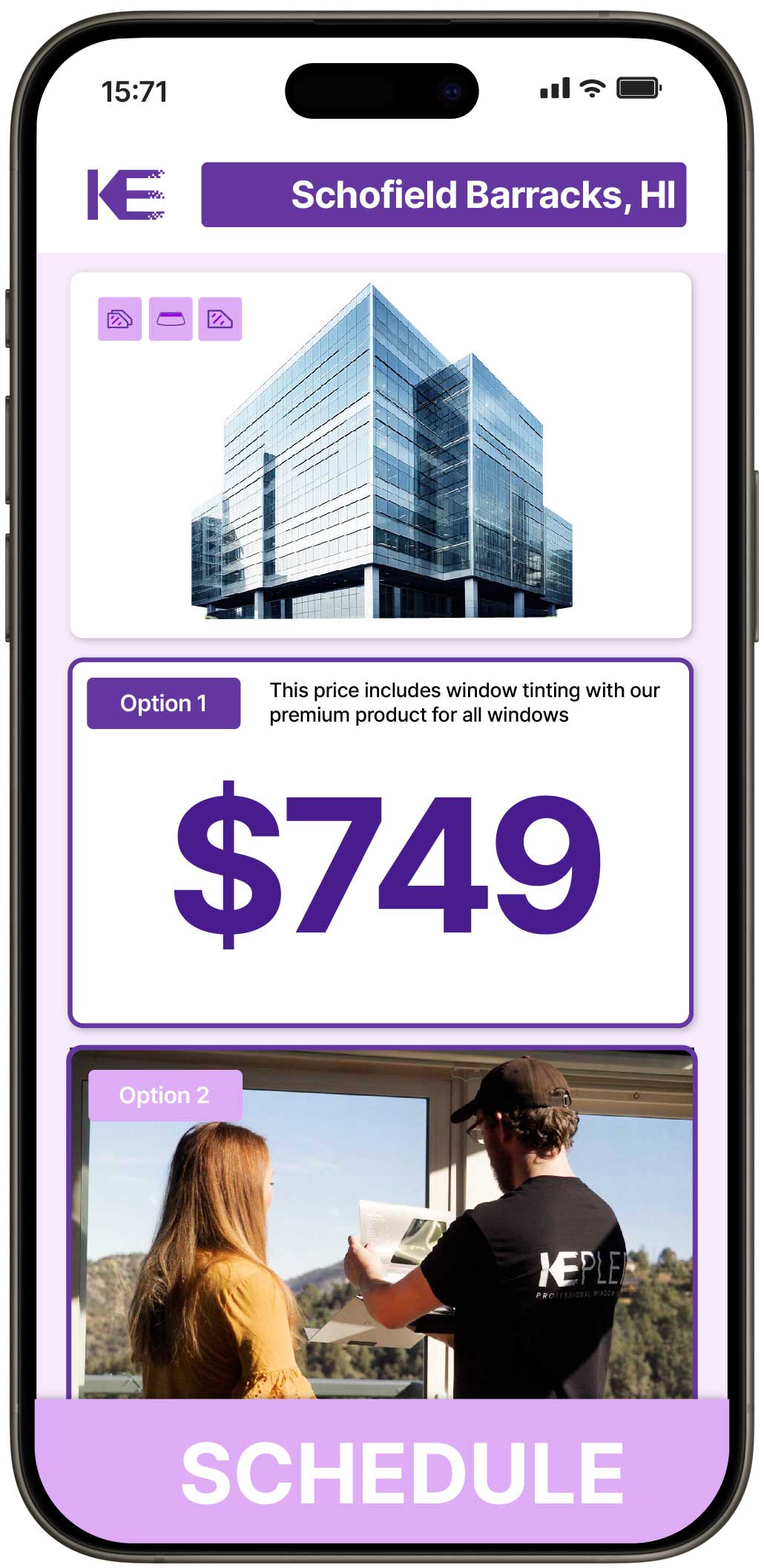 View Affordable Safety and Security Window Film Prices in Schofield Barracks, Hawaii