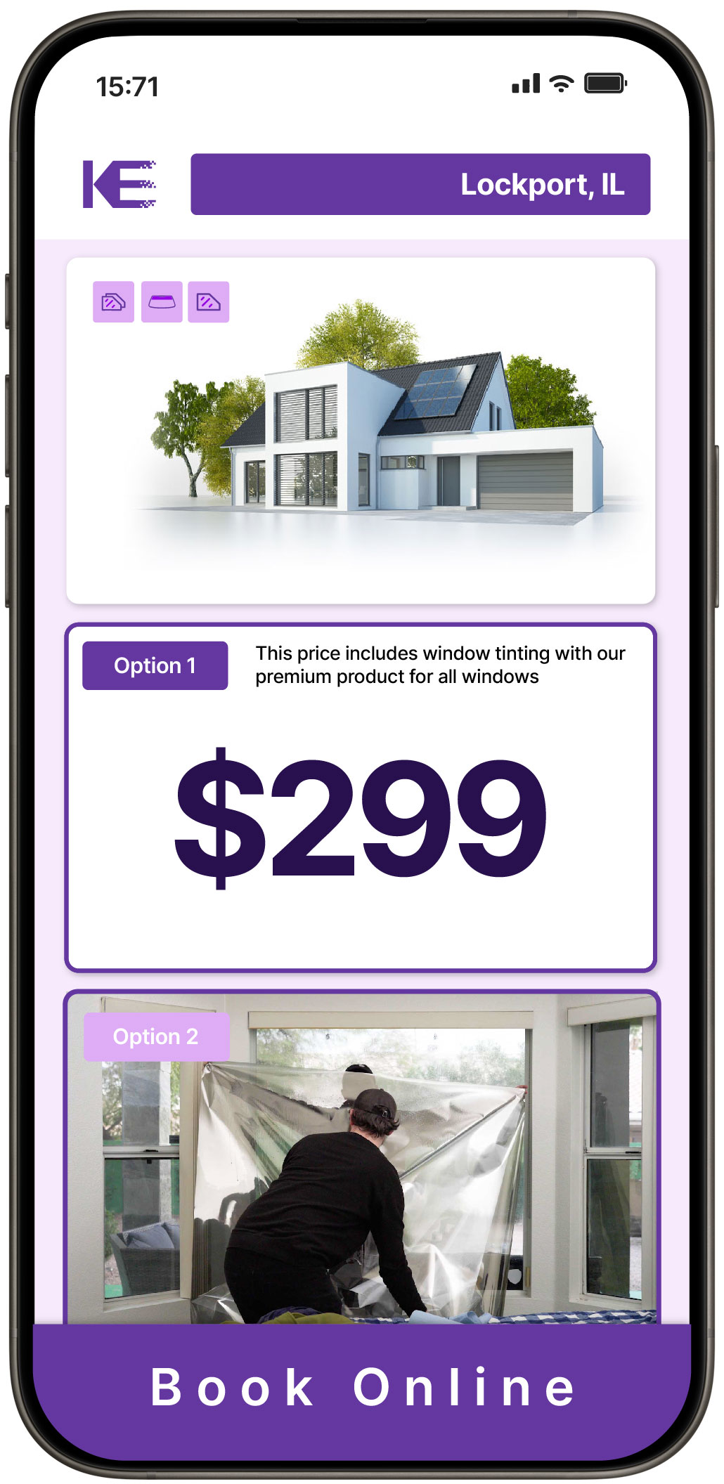 View Competitive Home Window Tinting Rates in Lockport, Illinois