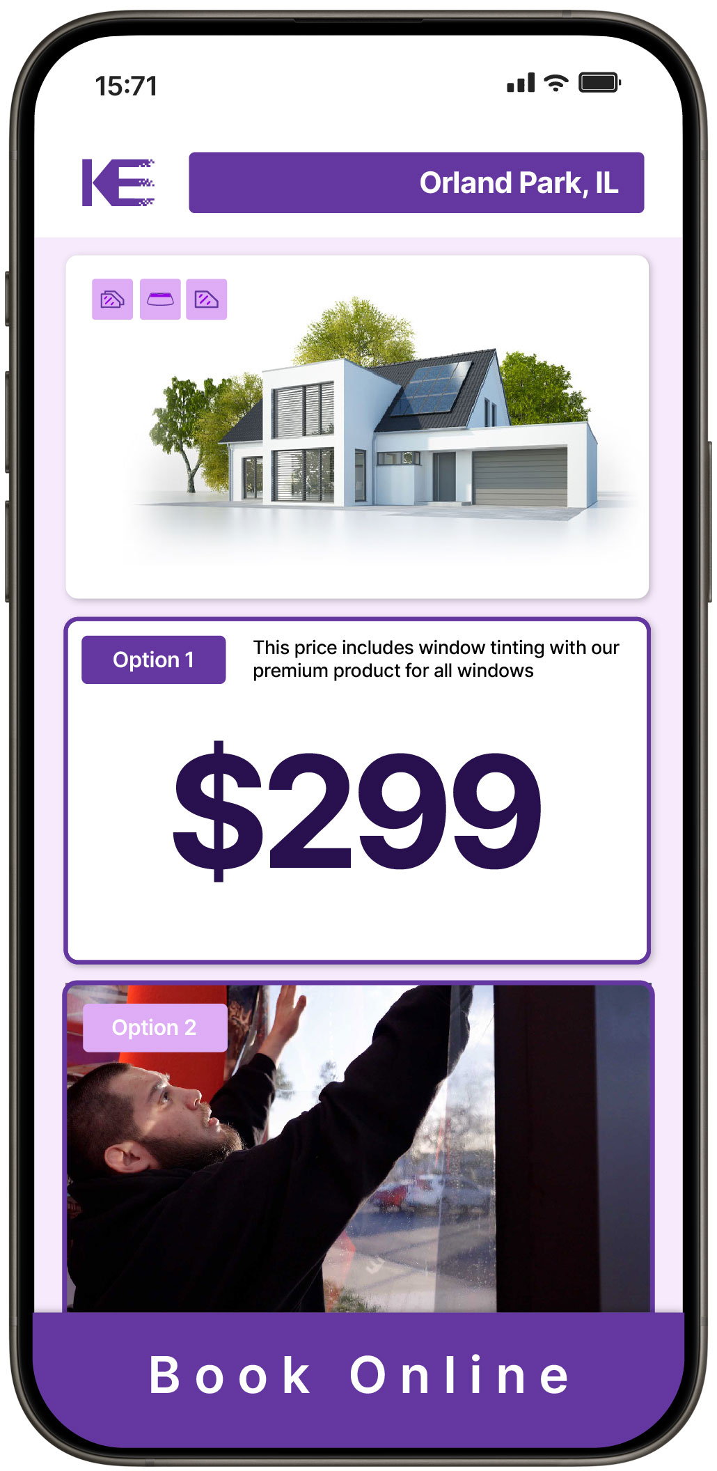 View Competitive Home Window Tinting Prices in Orland Park, Illinois