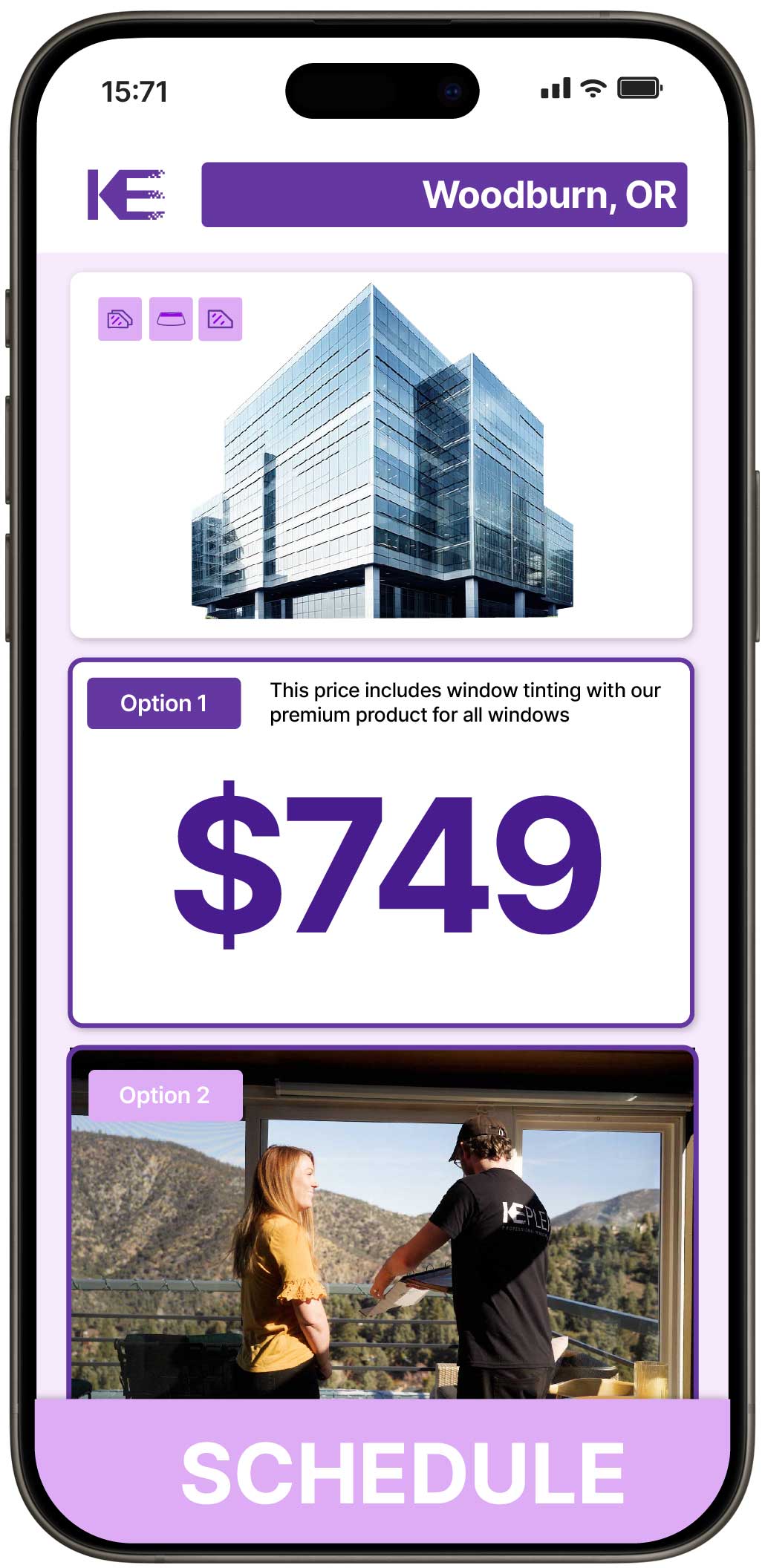 View Competitive Safety and Security Window Film Rates in Woodburn, Oregon