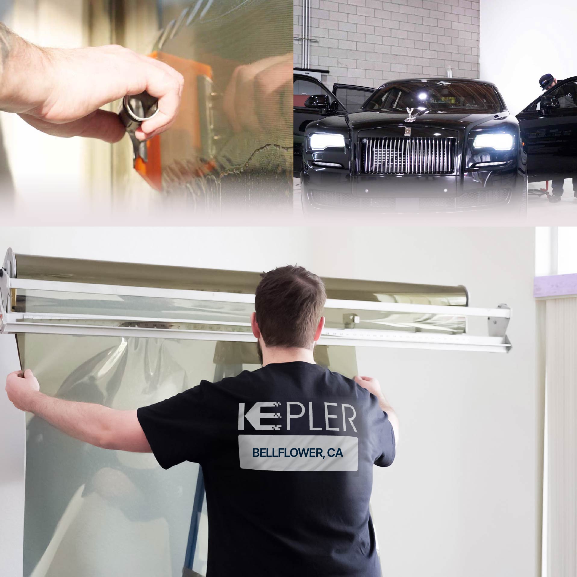 Kepler Specialist Installing Anti-Graffiti Film in Bellflower, California