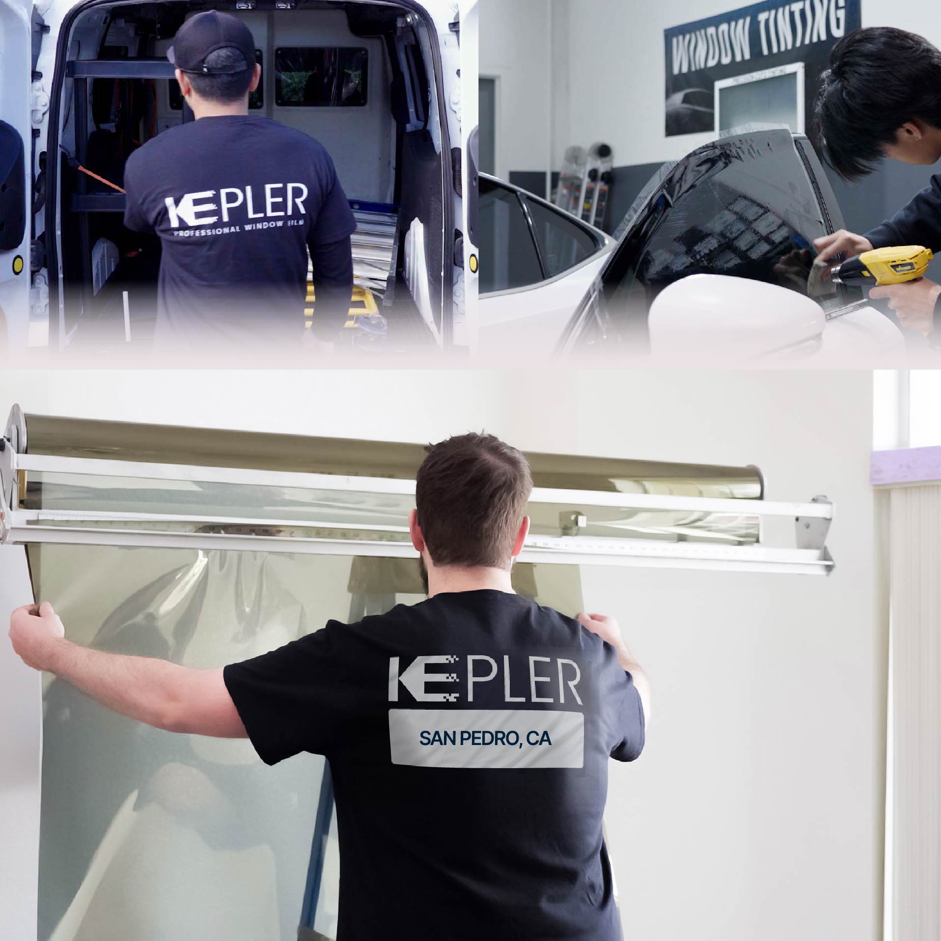 Kepler Specialist Installing Anti-Graffiti Film in San Pedro, California