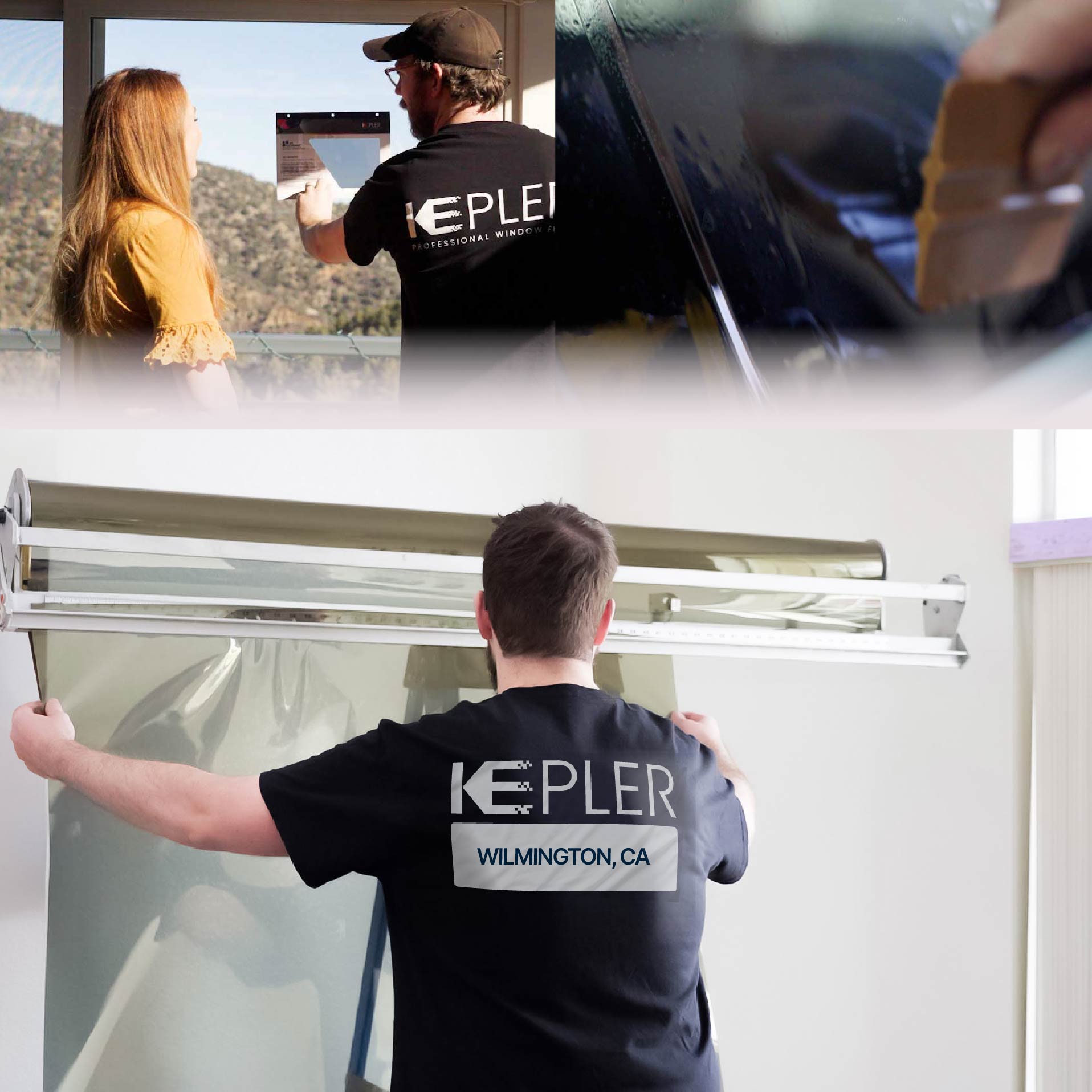 Kepler Specialist Installing Anti-Graffiti Film in Wilmington, California