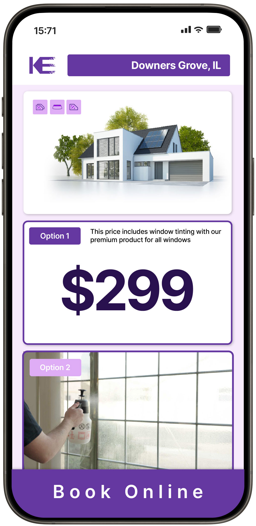 View Competitive Home Window Tinting Rates in Downers Grove, Illinois