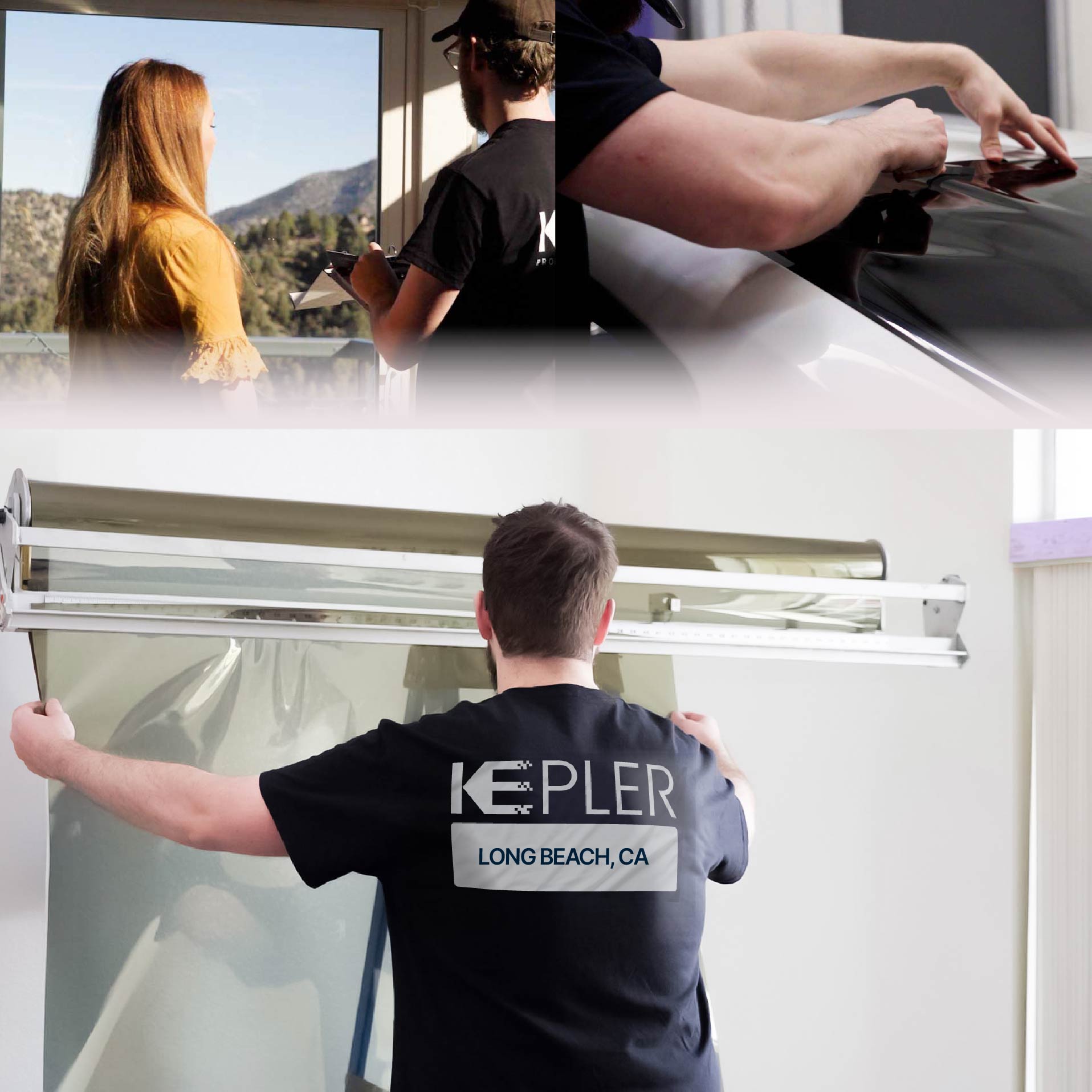 Kepler Specialist Installing Anti-Graffiti Film in Long Beach, California