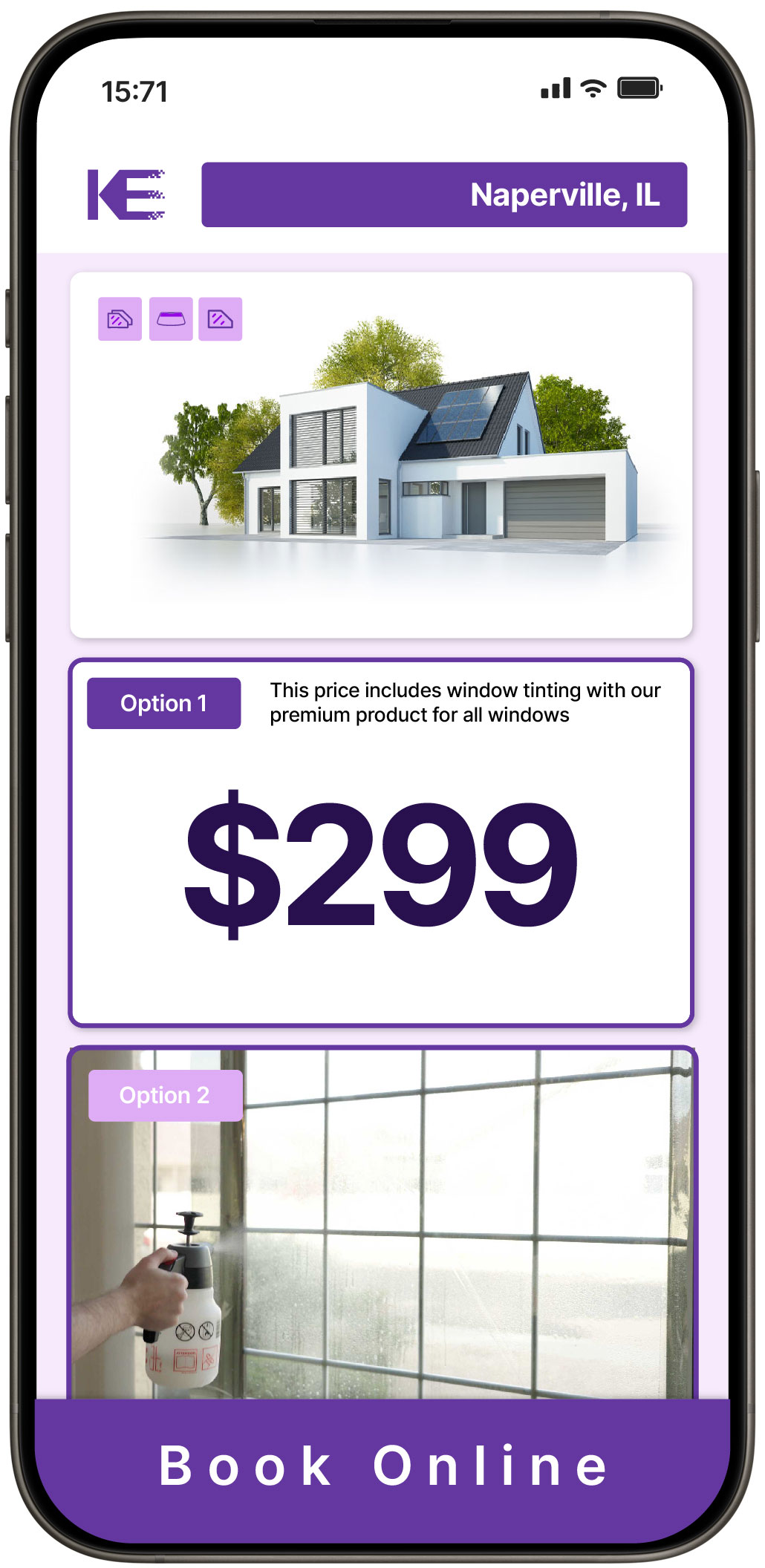 View Affordable Home Window Tinting Rates in Naperville, Illinois