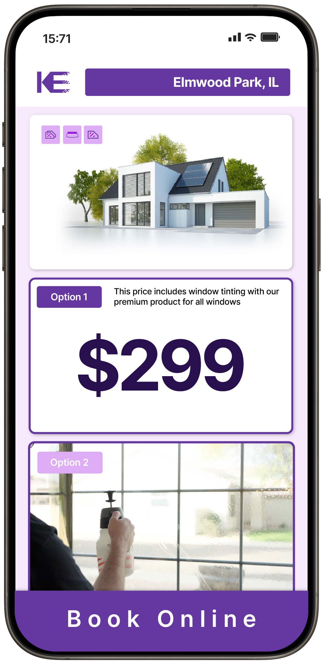 View Competitive Home Window Tinting Rates in Elmwood Park, Illinois