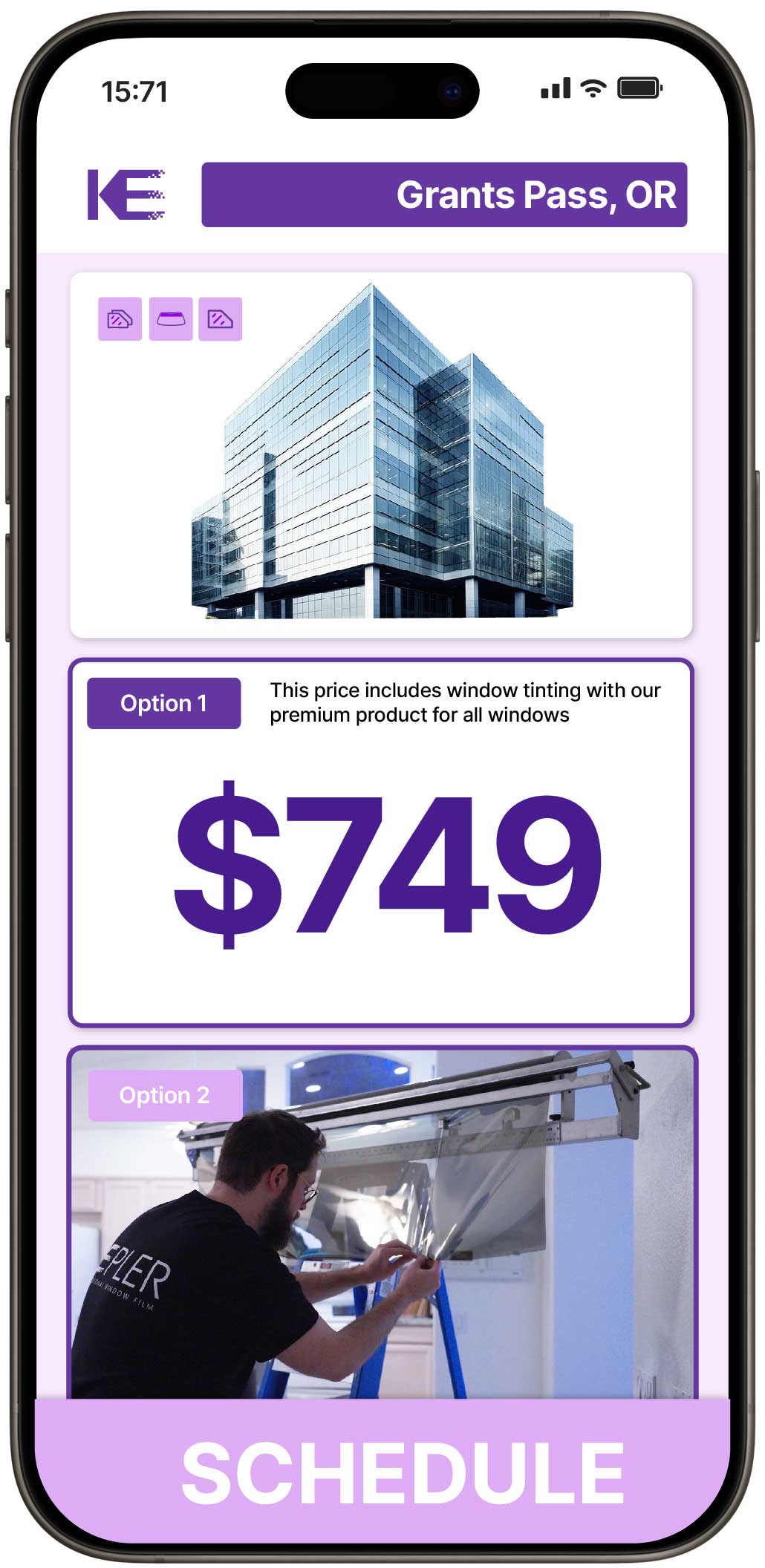 View Reasonable Safety and Security Window Film Prices in Grants Pass, Oregon