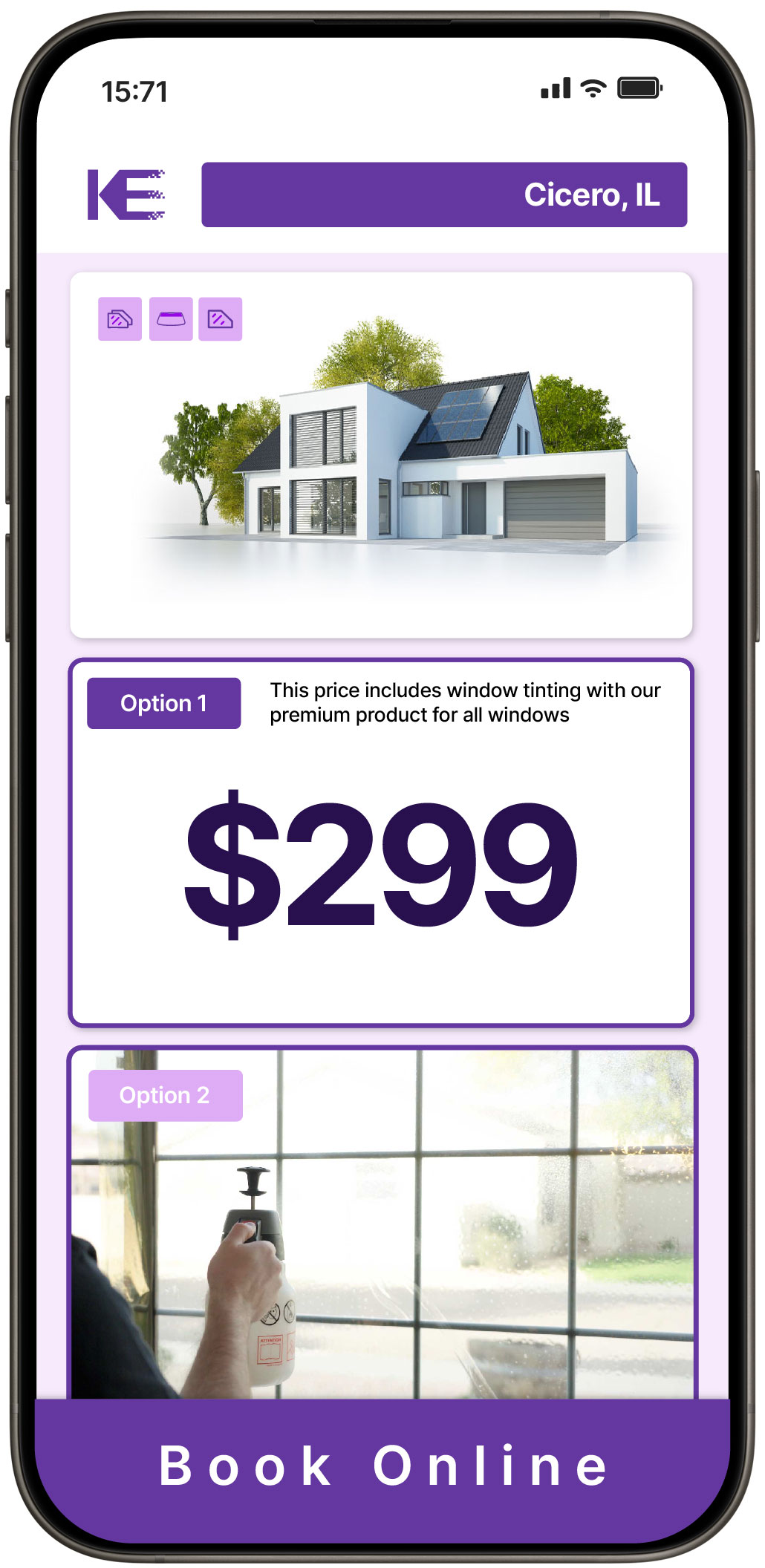 View Reasonable Home Window Tinting Prices in Cicero, Illinois