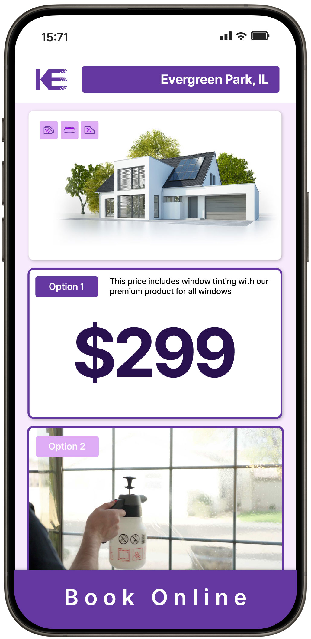 View Competitive Home Window Tinting Prices in Evergreen Park, Illinois