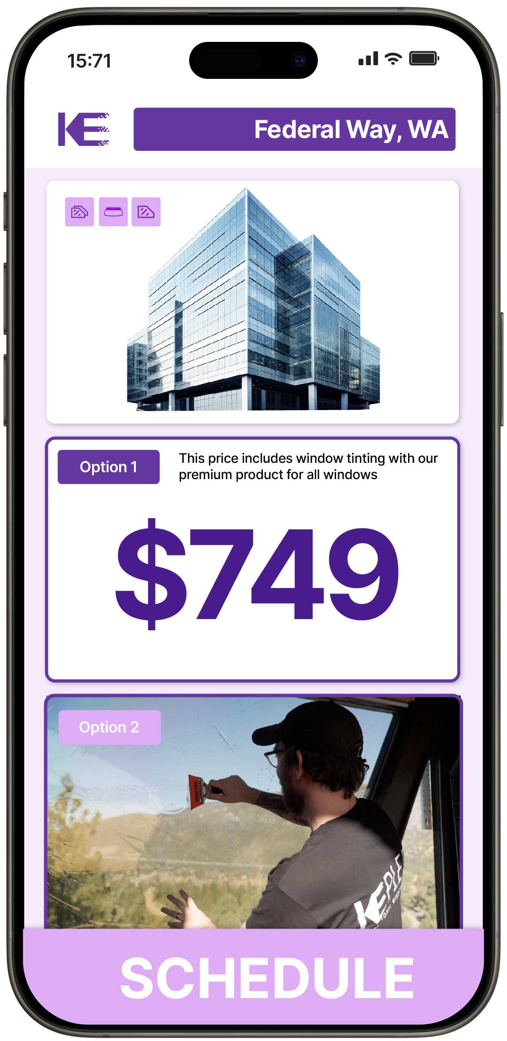 View Competitive Safety and Security Window Film Prices in Federal Way, Washington