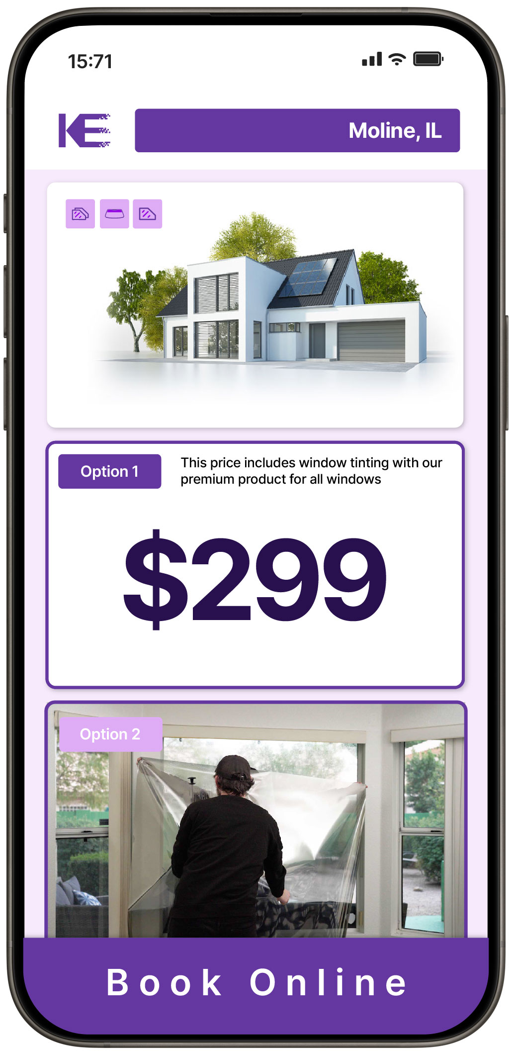 View Reasonable Home Window Tinting Prices in Moline, Illinois